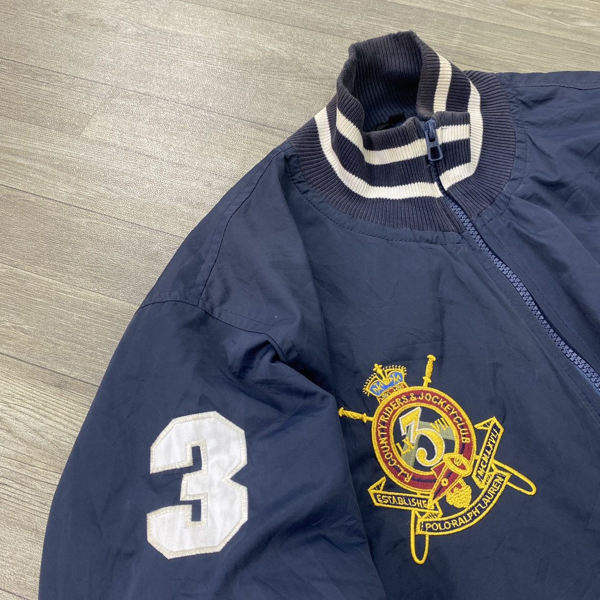 Polo Ralph Lauren Vintage Polo Ralph Lauren Big Pony Distressed Nylon Jacket Size US L / EU 52-54 / 3 - 6 Thumbnail