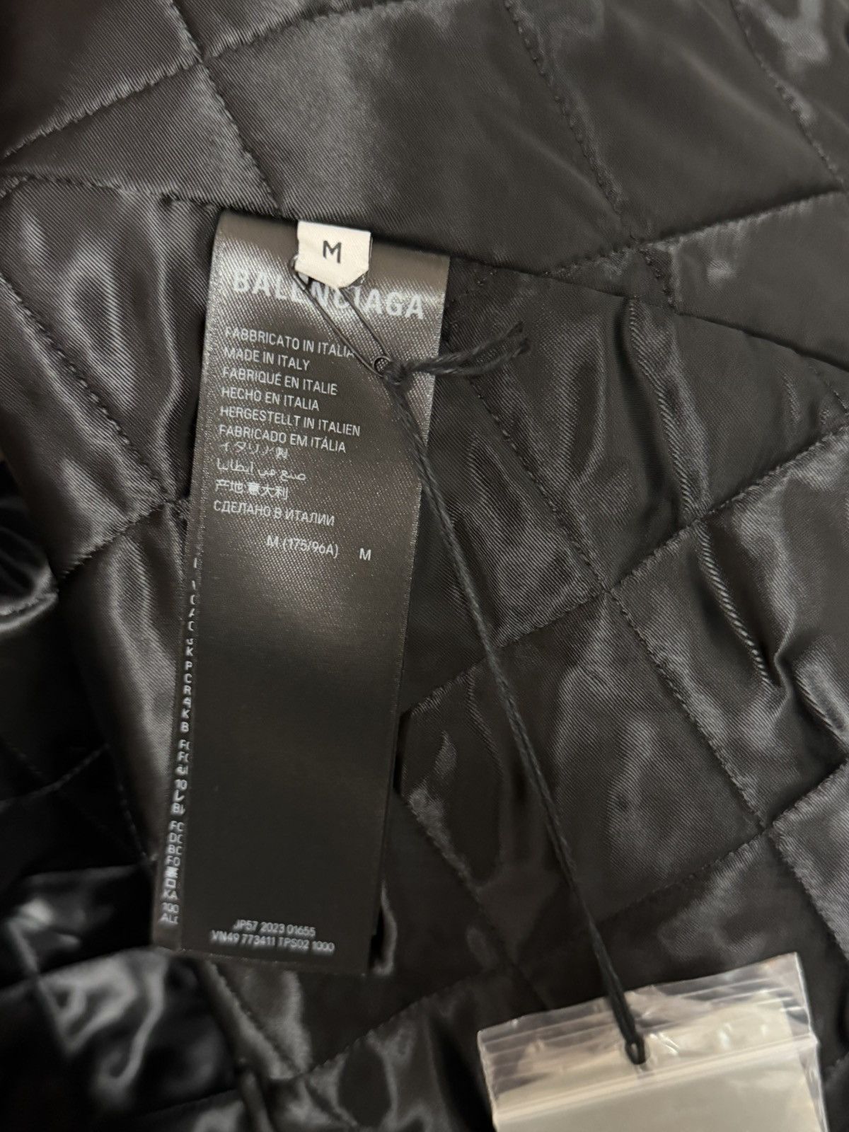 Balenciaga RARE - Summer 24 Cocoon Kick Leather Jacket M Size US M / EU 48-50 / 2 - 11 Thumbnail
