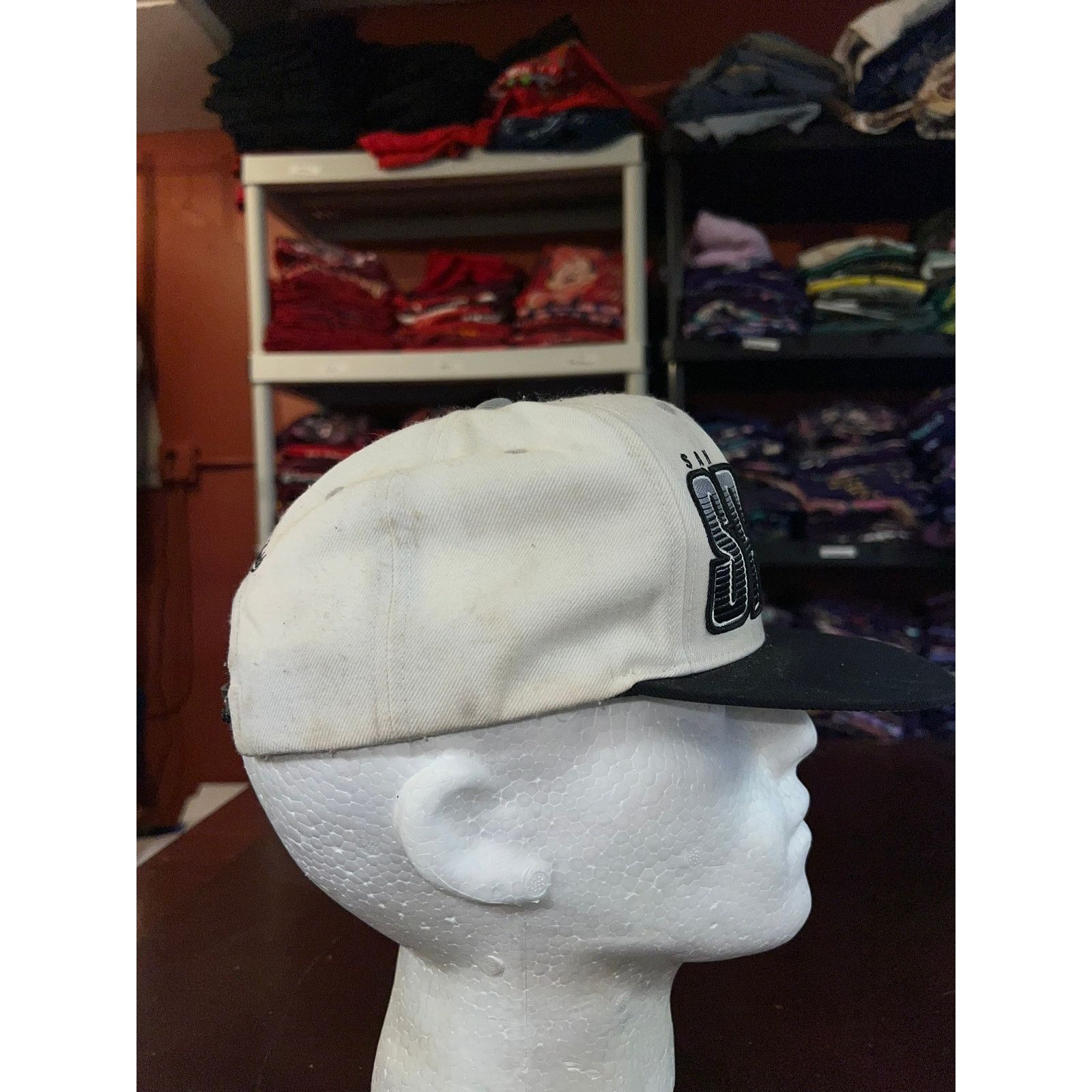 Mitchell & Ness San Antonio Spurs Hat Cap Headwear Snapback NBA Basketball Size ONE SIZE - 6 Thumbnail
