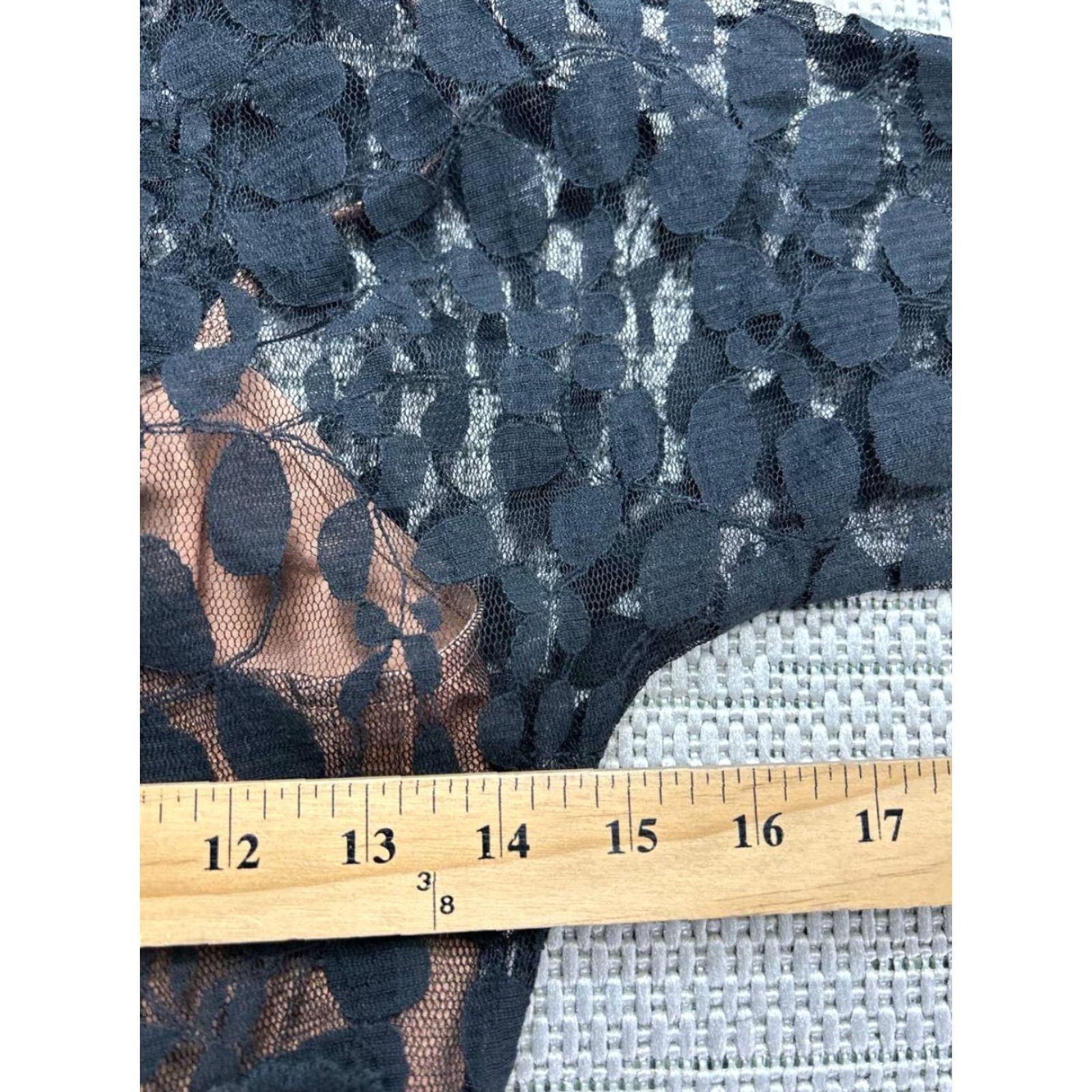 Vintage Beguile Byron Lars Dress Blouson Womens 2 Black Brown Lace Cotton Blend Size XS / US 0-2 / IT 36-38 - 6 Thumbnail