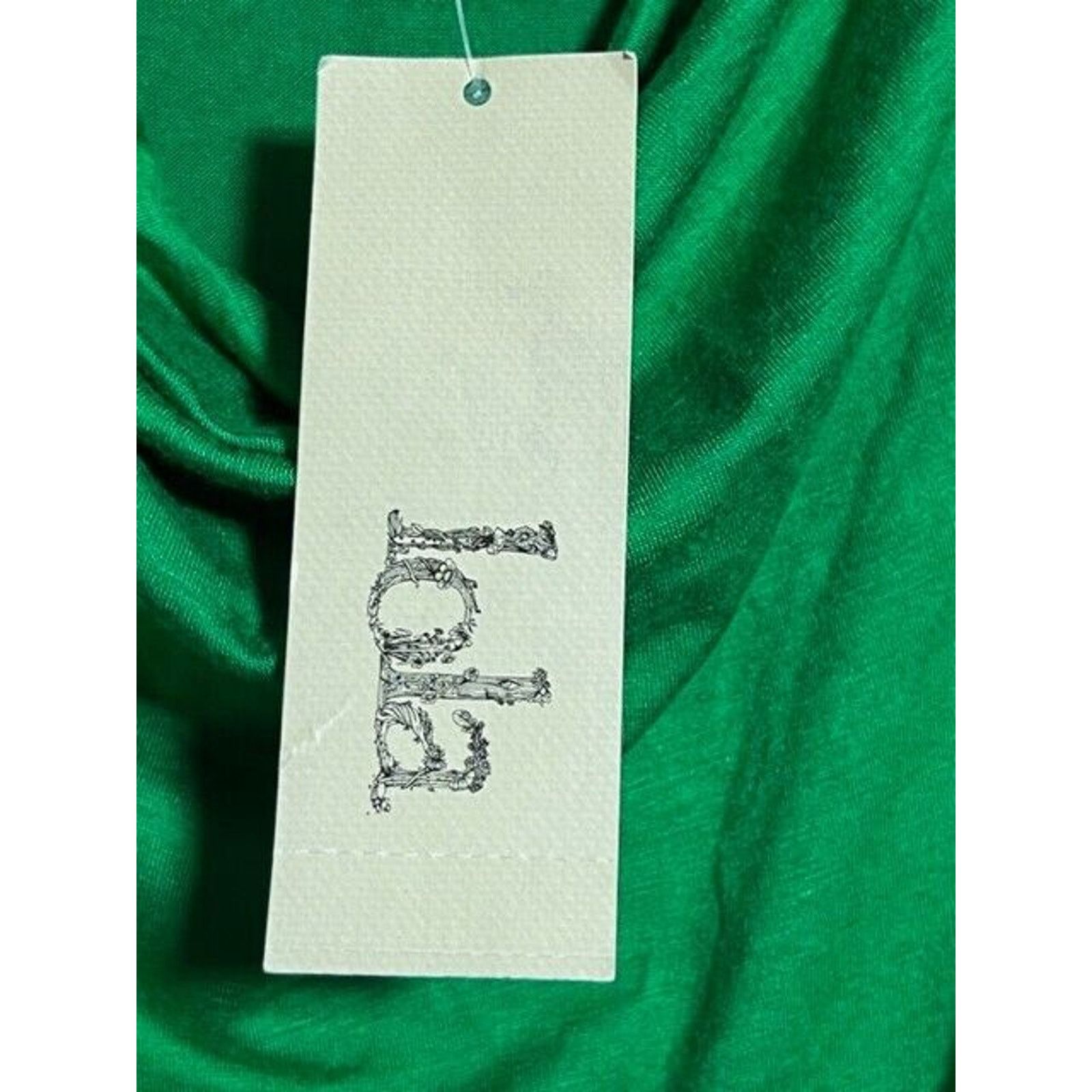 Other Lola Dress M Bodycon Mini Rayon Drape Neck Green Black Size M / US 6-8 / IT 42-44 - 7 Thumbnail