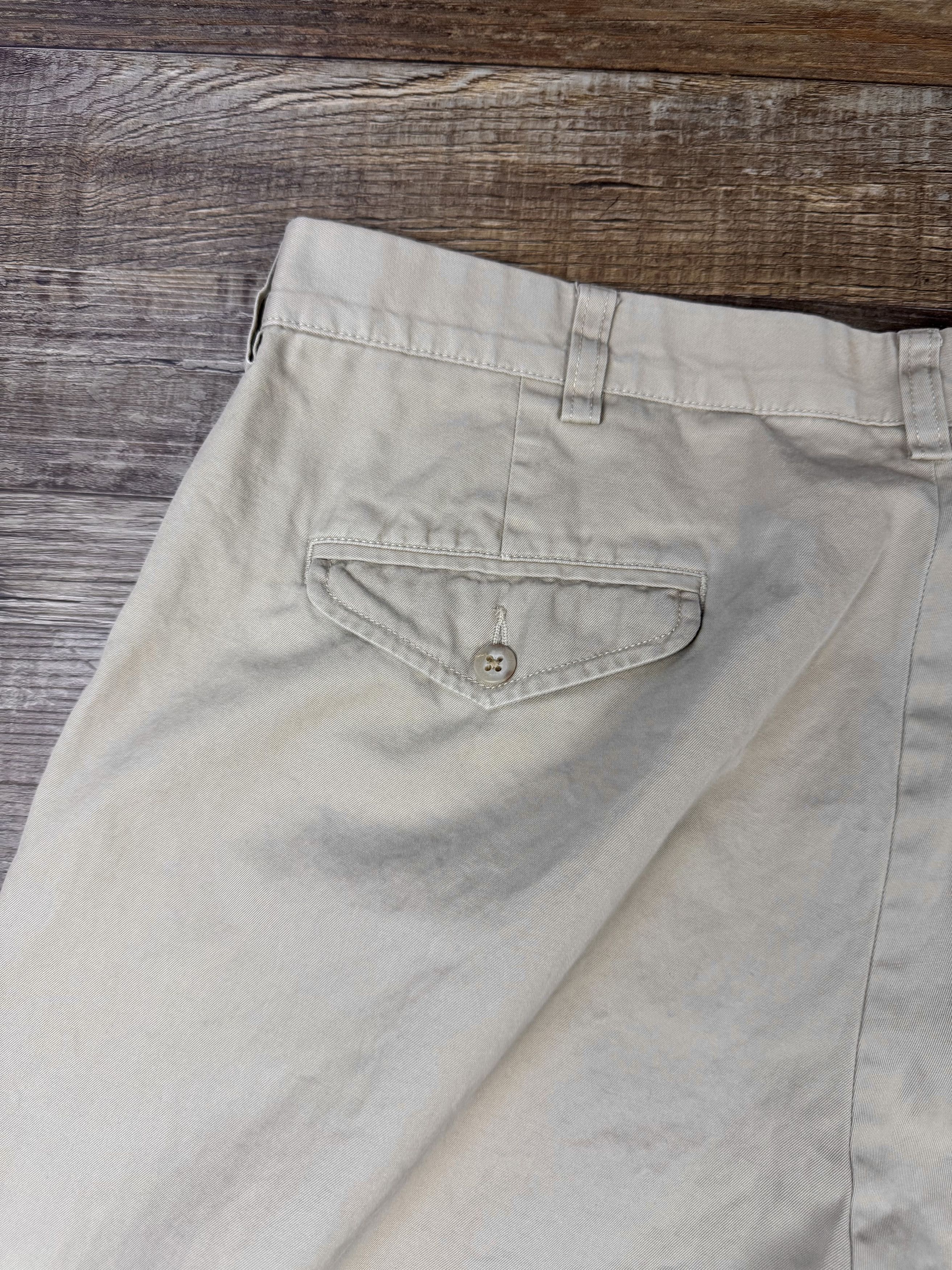 Polo Ralph Lauren Polo Ralph Lauren Pants 36x30 Flat Front Hammond Pant Khaki Size US 36 / EU 52 - 3 Thumbnail