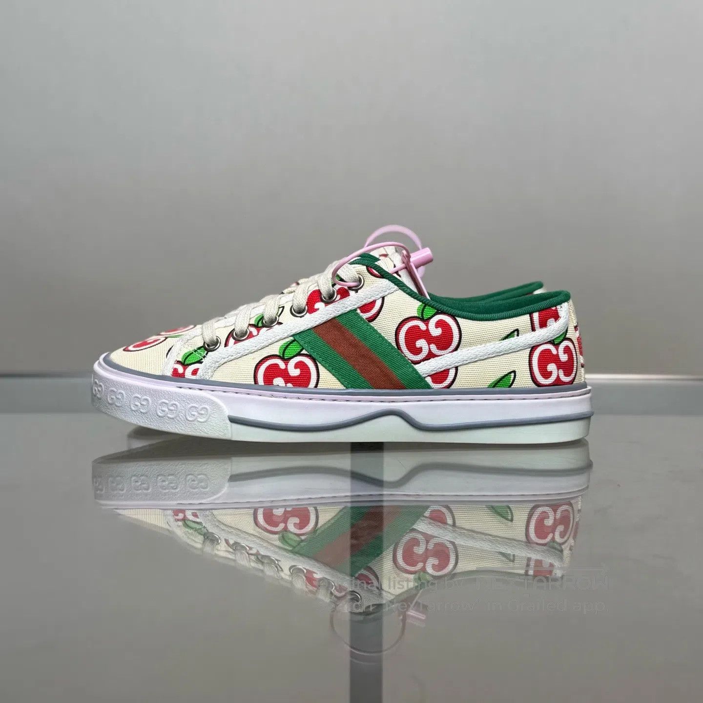 Gucci Guicci 1977 Apple Double G Logo Board Shoes Size US 6.5 / IT 36.5 - 5 Thumbnail
