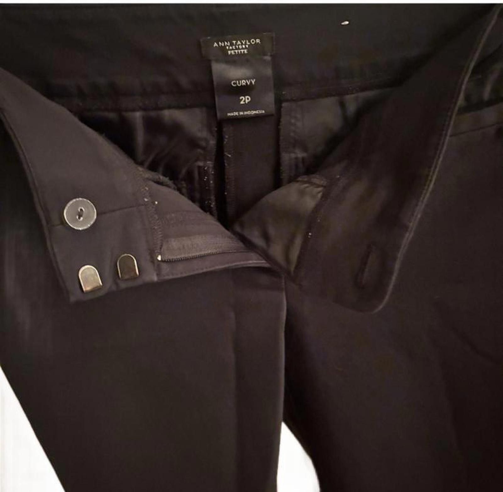 Ann Taylor Ann Taylor Black Women's Dress Pants Size 26" / US 2 / IT 38 - 4 Thumbnail