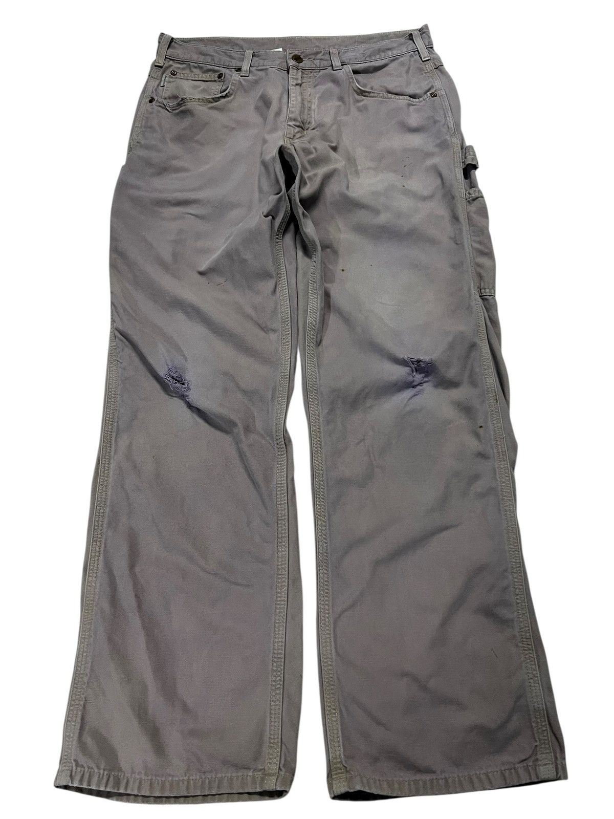 Carhartt 💥Baggy💥90’s Vintage Carhatt Carpenter Distressed Pants Size US 32 / EU 48 - 1 Thumbnail
