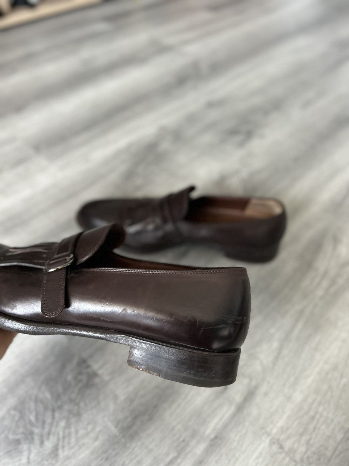 Fratelli Rossetti Fratelli Rossetti Leather Loafers - Made in Italy Size US 10 / EU 43 - 9 Thumbnail