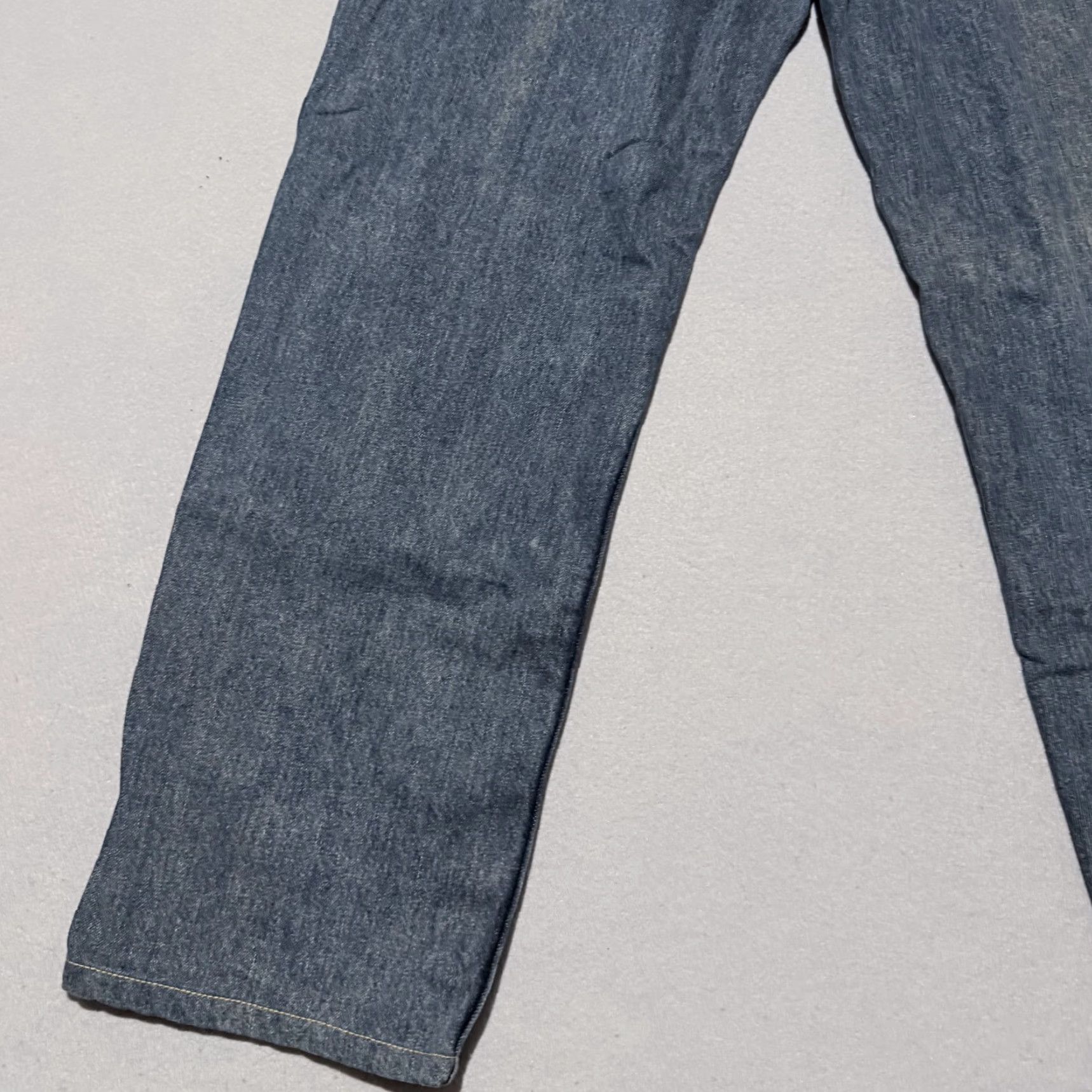 Lee Lee Jeans Men Blue Denim Straight Relaxed-Fit Zip Fly 33X30 Size US 33 - 7 Thumbnail