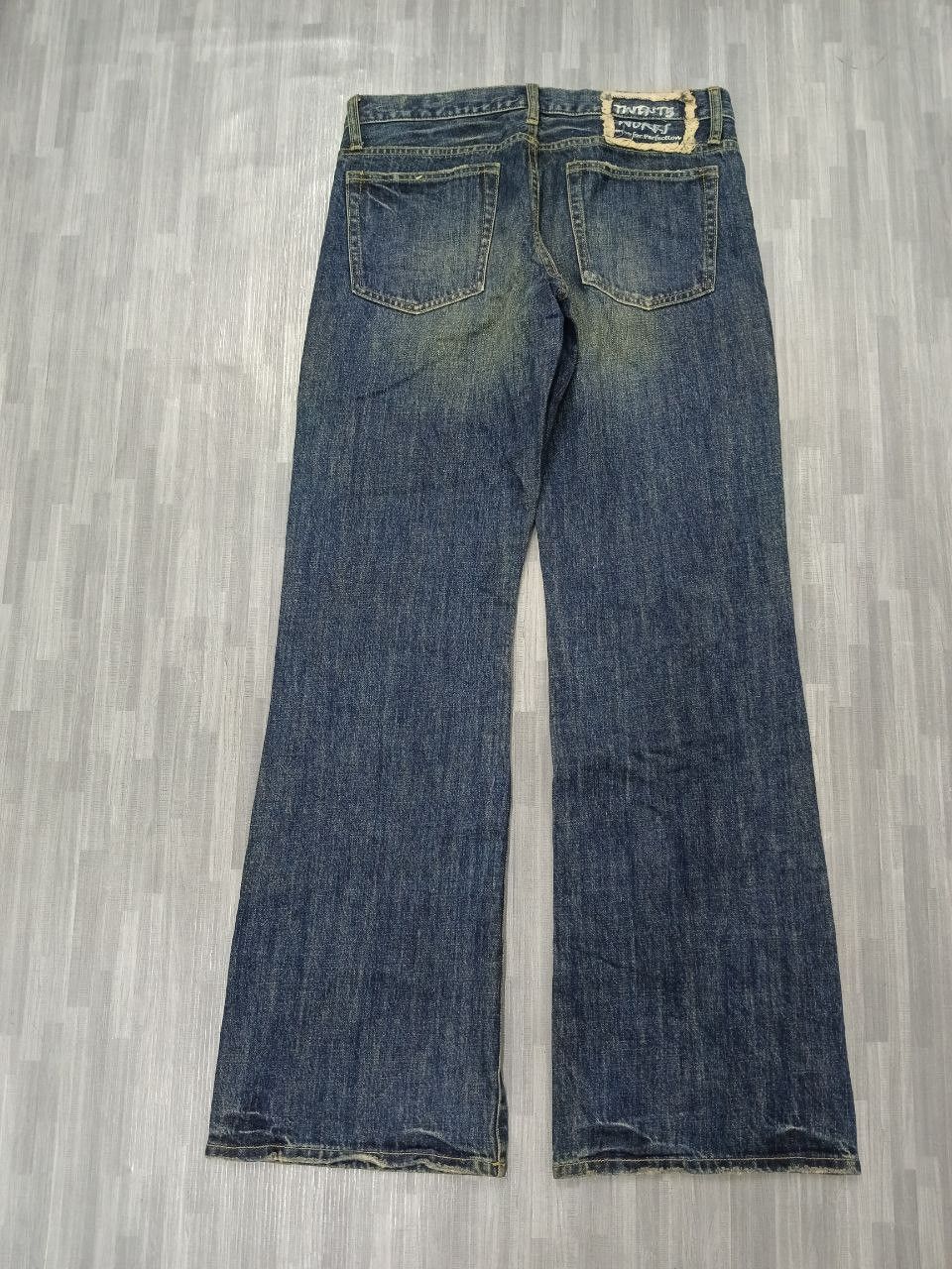 Japanese Brand FLARE RIPED TWENTY WORK DENIM PANTS Size US 32 / EU 48 - 3 Thumbnail