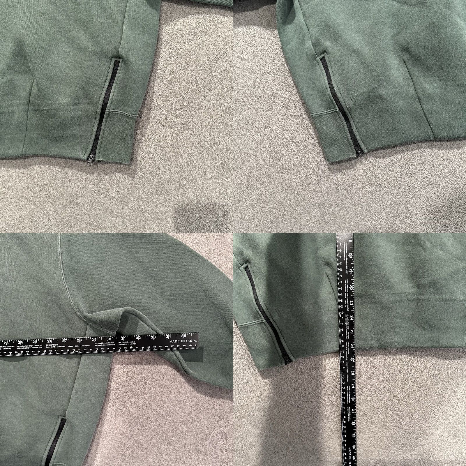 Nike Nike Sportswear Tech Fleece Sweatshirt Womens XL Green Oversized Crew FV8041-338 Size XL / US 12-14 / IT 48-50 - 8 Thumbnail