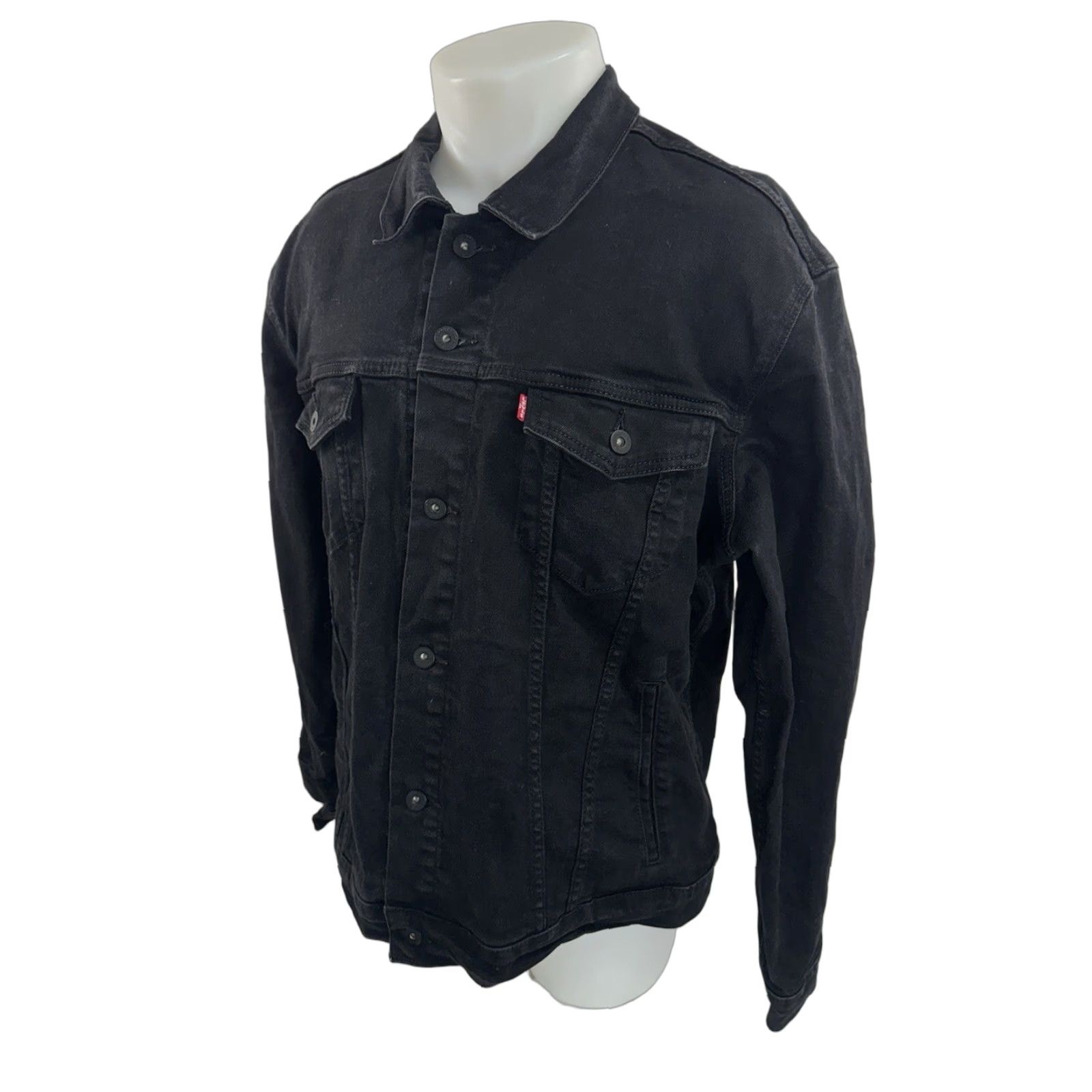 Levi's × Stussy STUSSY X LEVI'S EMBOSSED DENIM TRUCKER JACKET SIZE
