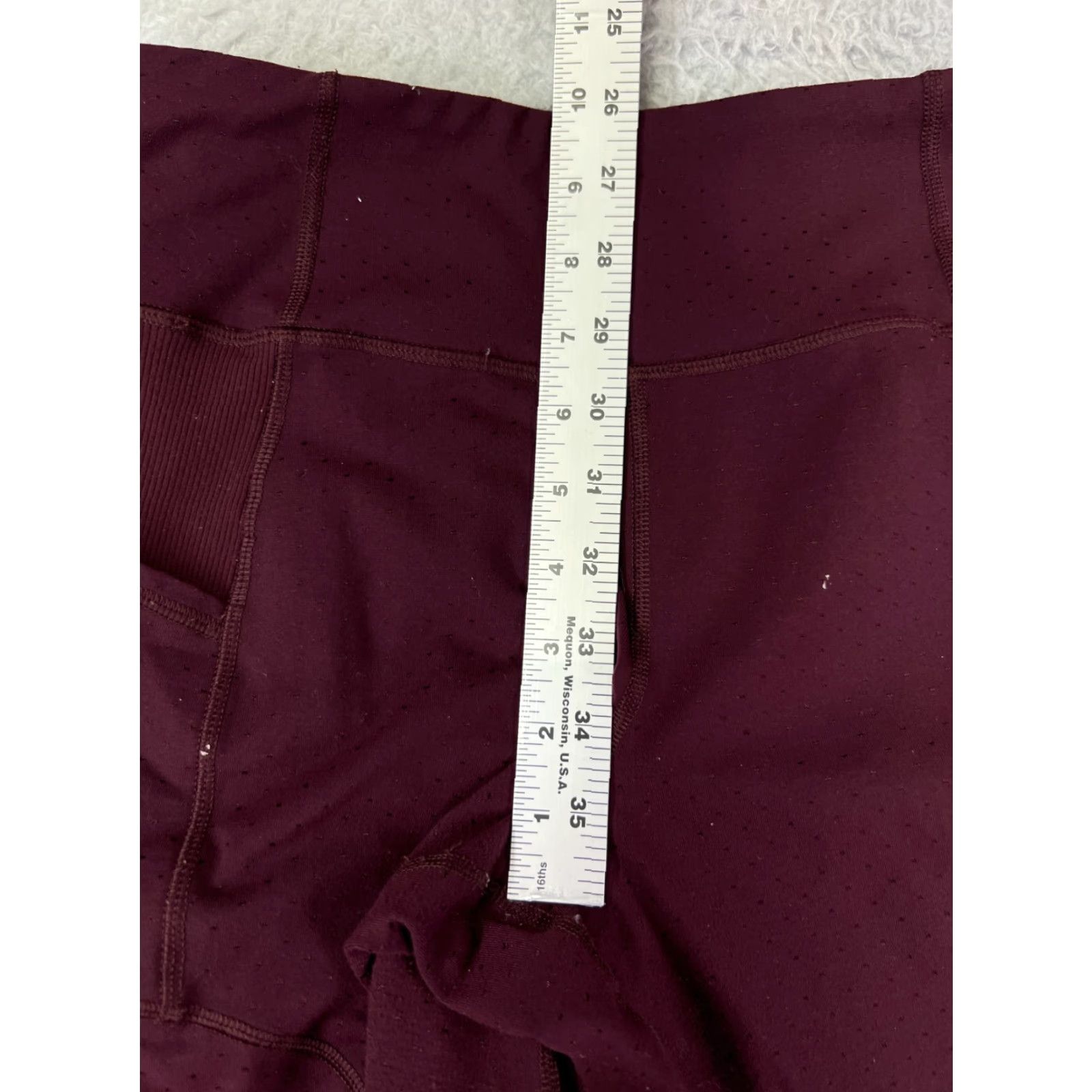 Lululemon Lululemon Pants Womens 4 Red Trail Tight Cargo Pockets Ankle Zip Size 27" / US 4 / IT 40 - 7 Thumbnail