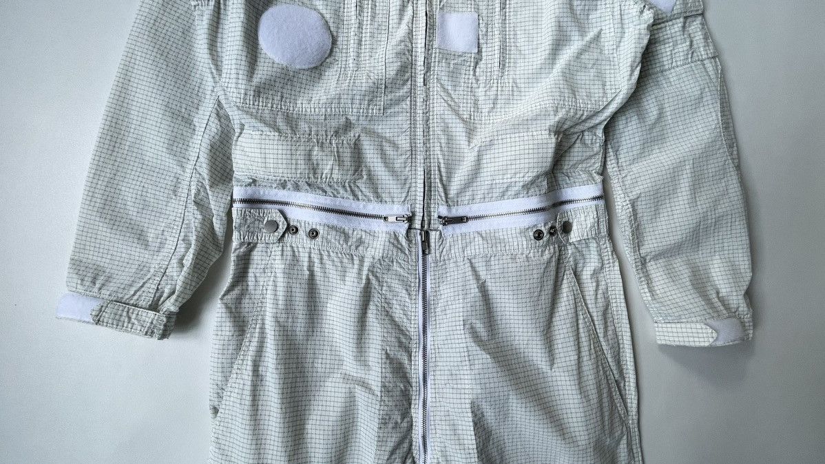 Maison Margiela S/S 19 Grid Check Nylon Flight Suit / Boiler Suit Size US S / EU 44-46 / 1 - 8 Thumbnail