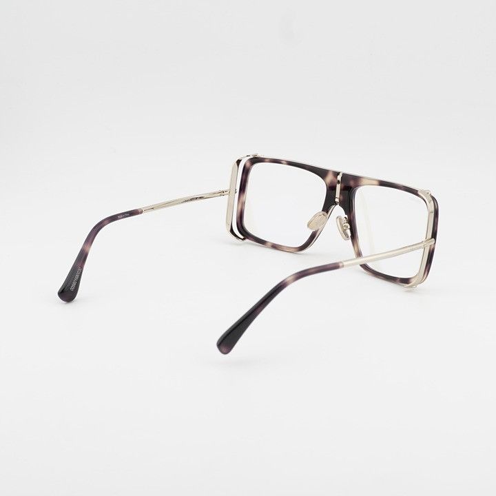 Max Mara Max Mara MM5172-B 052 Eyeglasses Havana 55mm Aviator Frame Size ONE SIZE - 6 Thumbnail