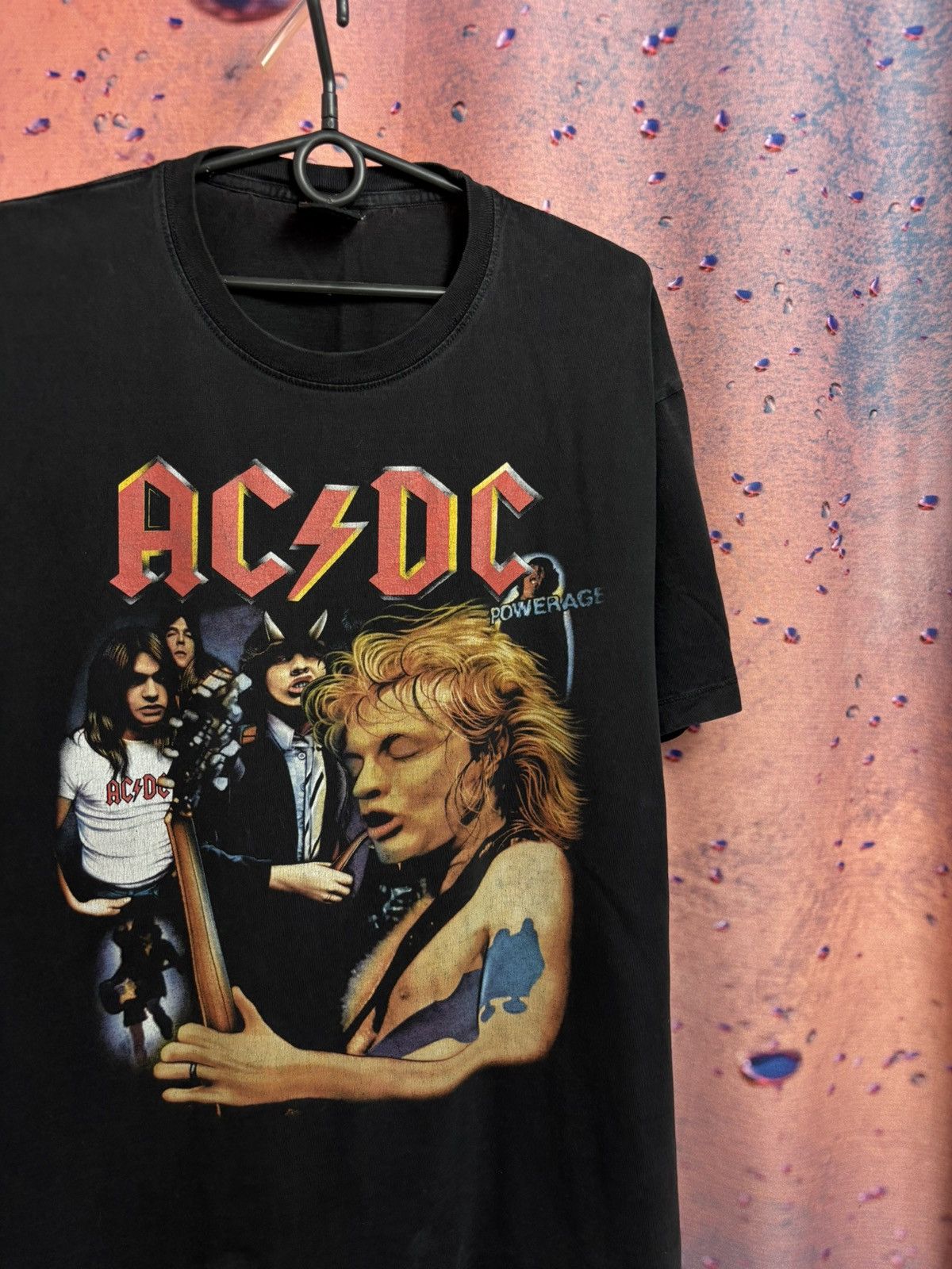 AC/DC Ac/Dc vintage band rock tee Size US XL / EU 56 / 4 - 1 Thumbnail