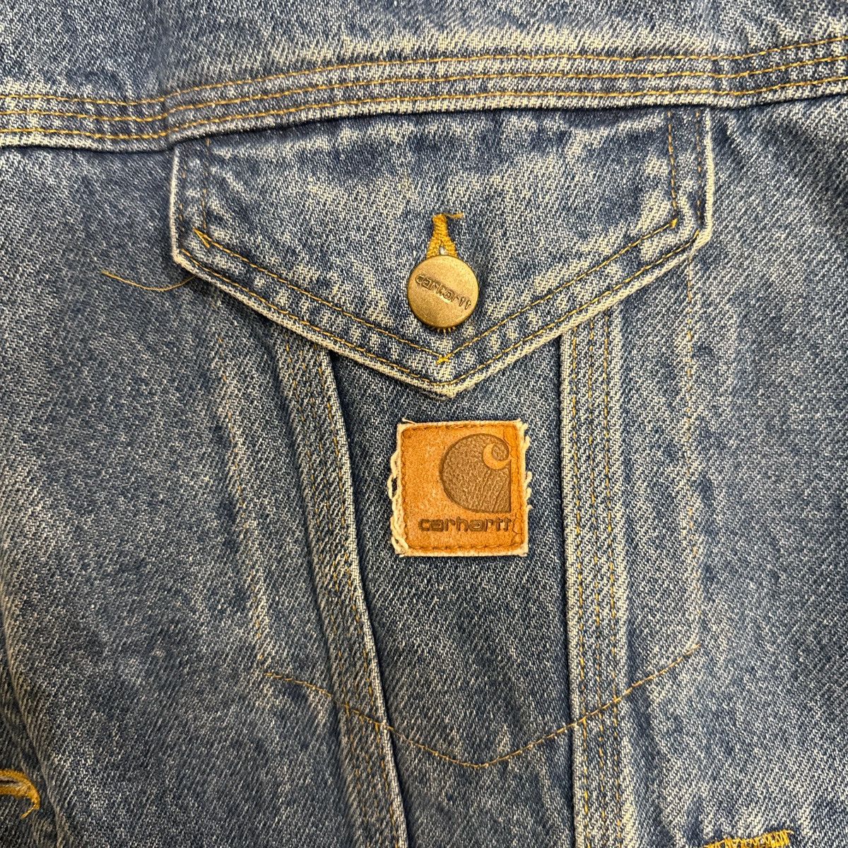 Carhartt Carhartt blanket lined denim jacket Size US L / EU 52-54 / 3 - 3 Thumbnail