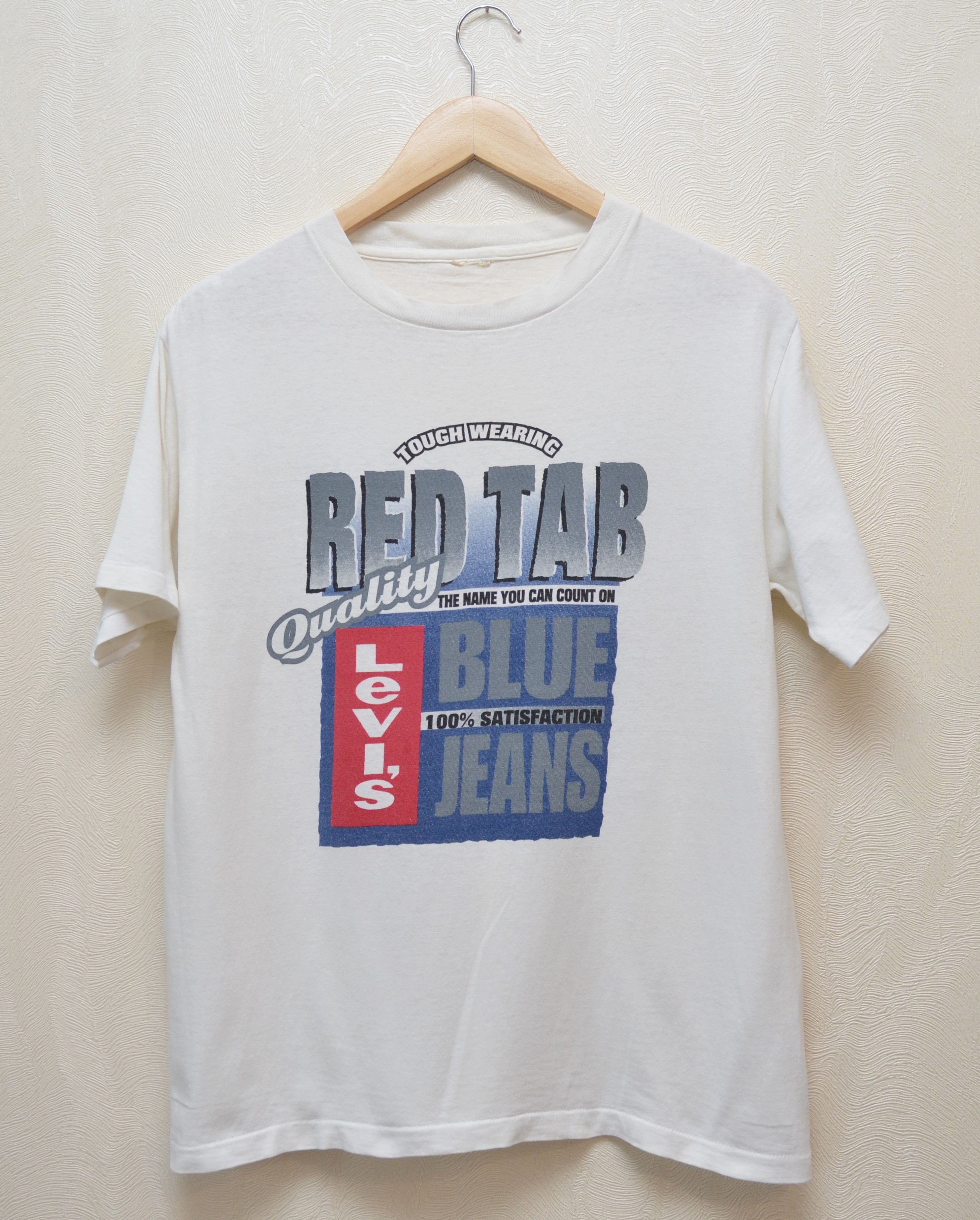 Levi's × Vintage Vintage 90s Levi's Big Logo T Shirt RARE Size US S / EU 44-46 / 1 - 1 Thumbnail