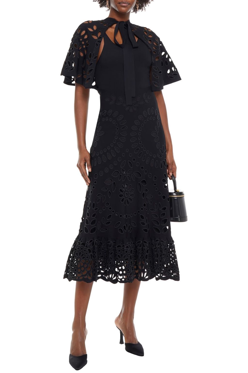 Valentino o1y0226 Maxi Dress in Black Size XS / US 0-2 / IT 36-38 - 2 Thumbnail