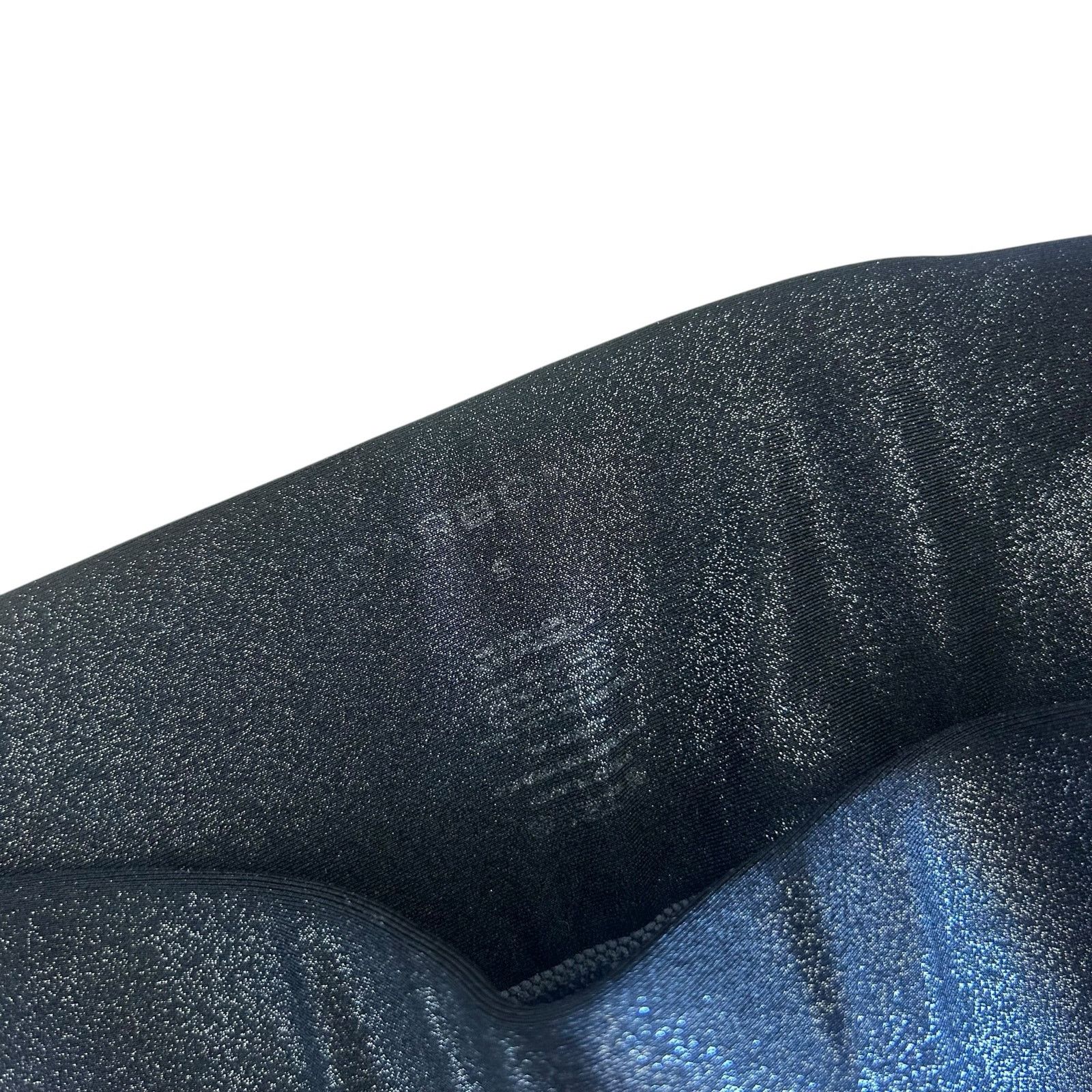 Other Carbon 38 Black Metallic Sparkly Moto Leggings Sz S Size 27" / US 4 / IT 40 - 2 Thumbnail