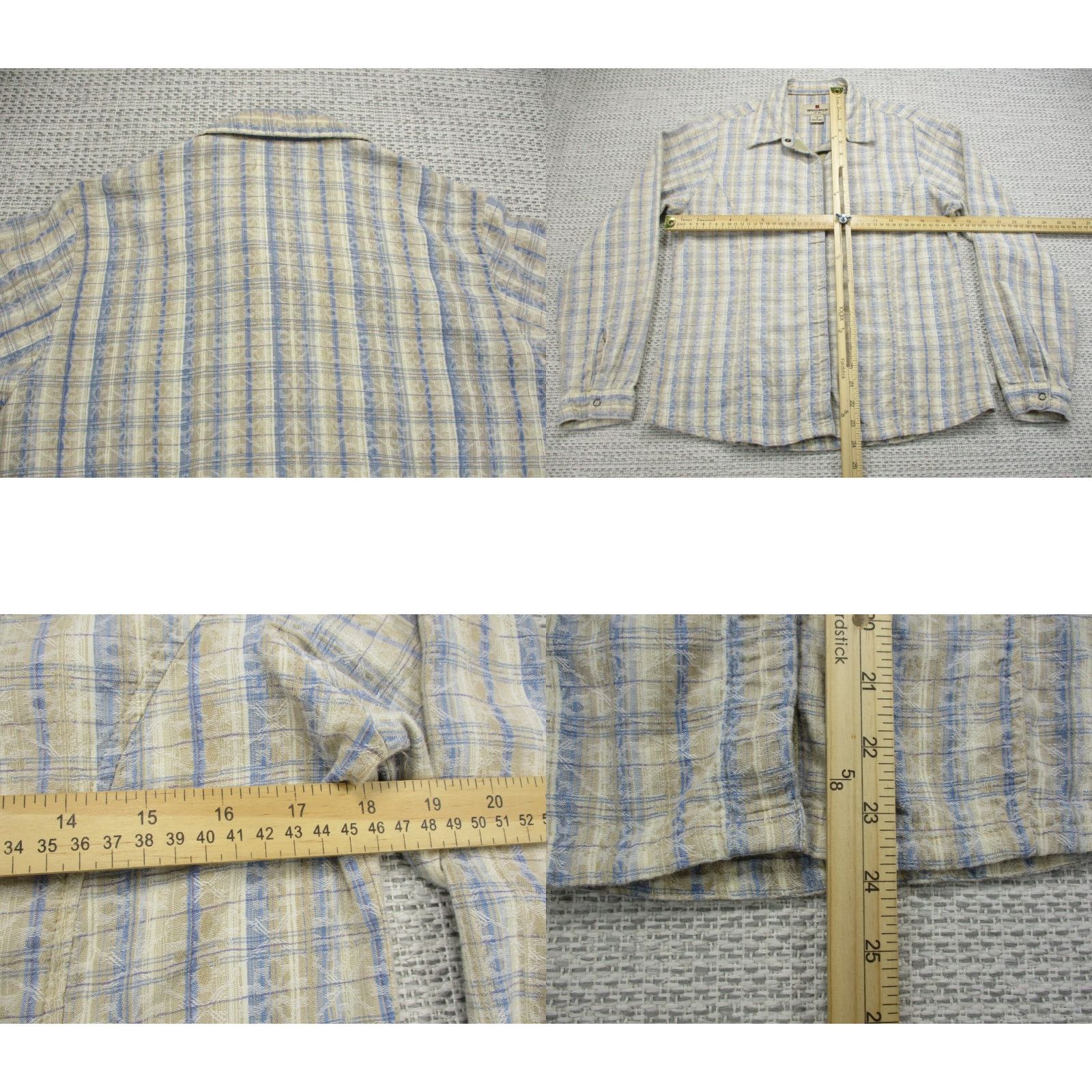 Vintage VINTAGE Woolrich Shirt Womens Small Long Sleeve Snap Front Plaid Casual Western Size S / US 4 / IT 40 - 8 Thumbnail