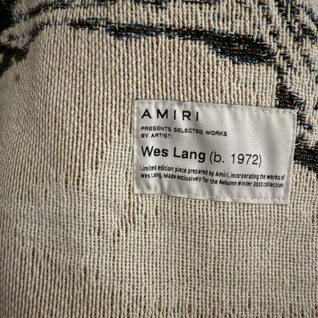 Amiri × Wes Lang Amira x Wes Lang Tapestry Blood 38 Shirt - Alabaster Size US M / EU 48-50 / 2 - 5 Thumbnail