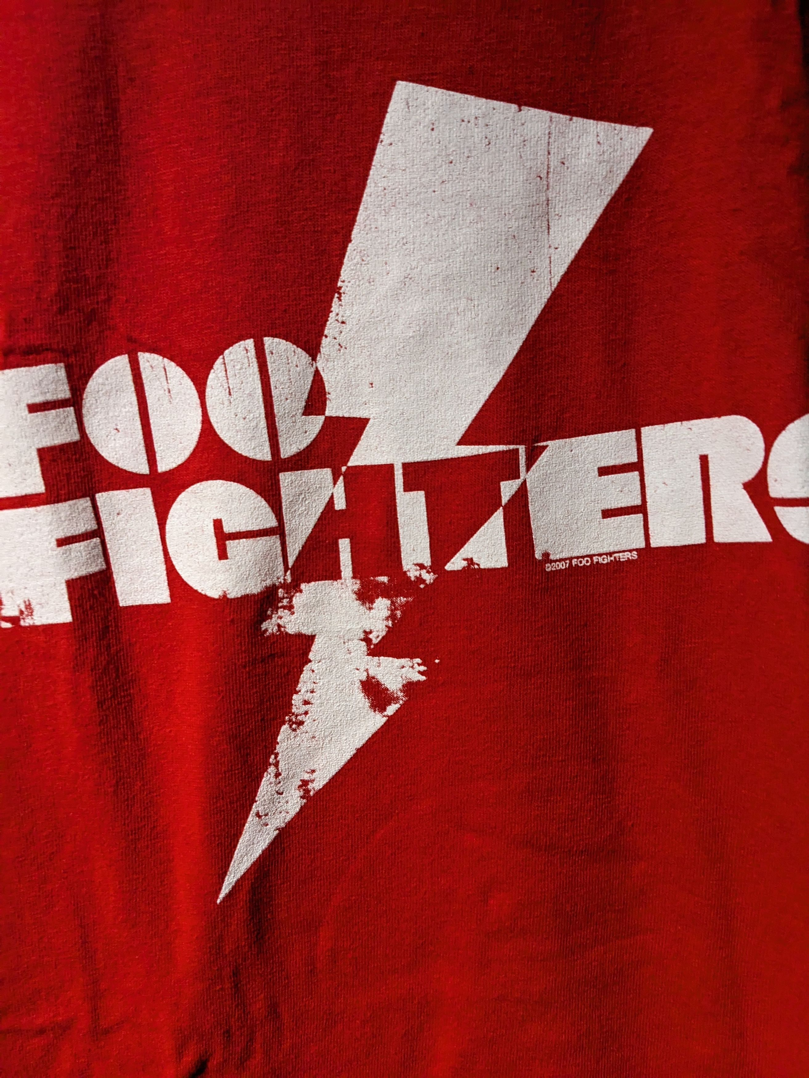 Band Tees × Vintage Vintage 2007 Foo Fighters Logo Band Tour Music XL T-Shirt Size US XL / EU 56 / 4 - 2 Thumbnail