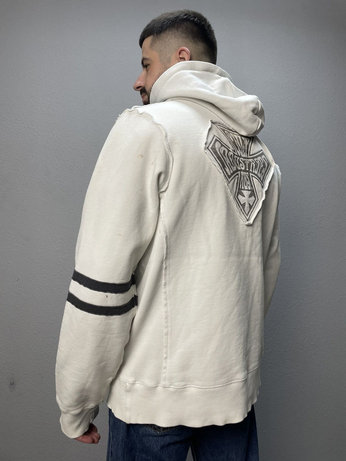 Vintage Vintage Cult affliction y2k Faded Effect Hoodie Opium Style Size US L / EU 52-54 / 3 - 15 Thumbnail