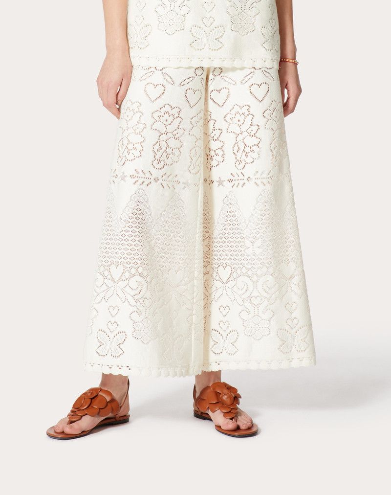 Valentino o1y0326 Sweatpant in White Size 28" / US 6 / IT 42 - 2 Thumbnail