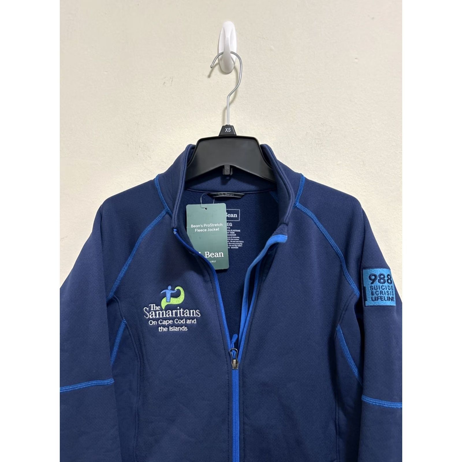 Vintage VINTAGE? No. L.L. Bean ProStretch Fleece Jacket Womens Medium Blue Full Zip Lightweight 294991 Size M / US 6-8 / IT 42-44 - 2 Thumbnail