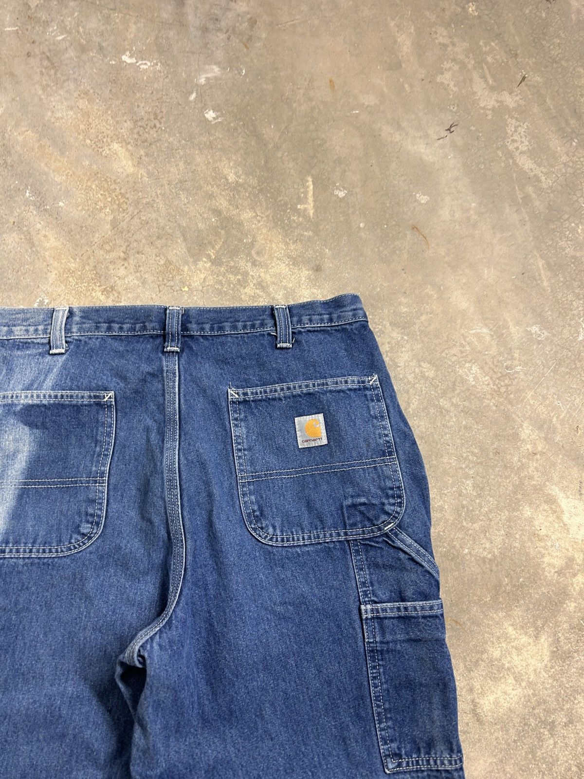 Carhartt Vintage Faded Denim Carhartt Carpenter Jeans Size US 34 / EU 50 - 3 Thumbnail