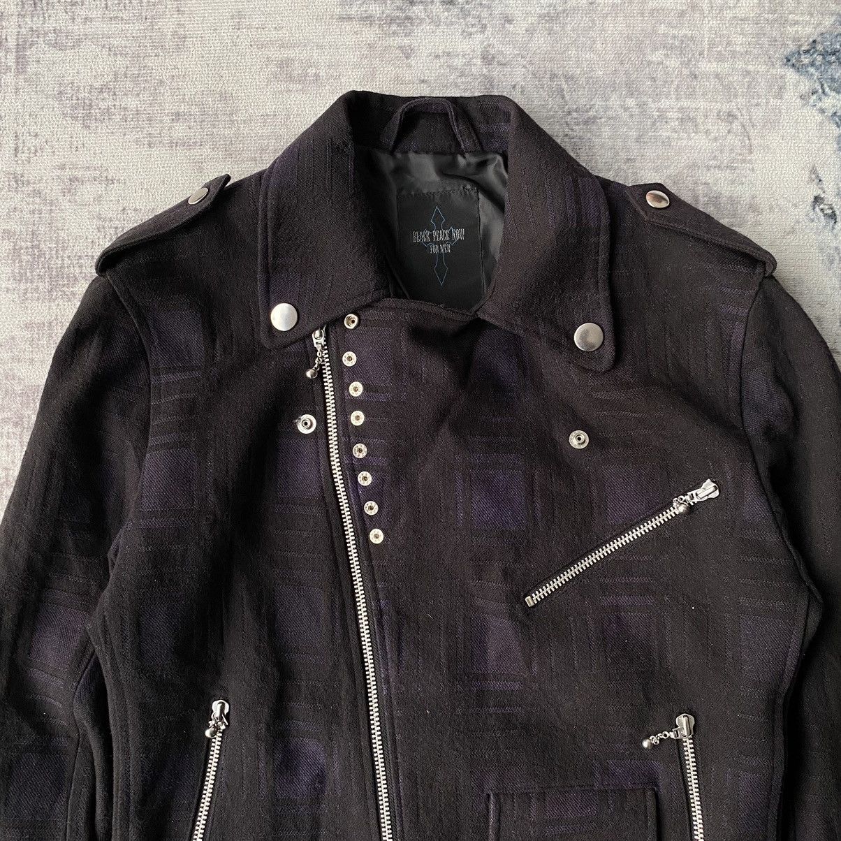 14th Addiction × If Six Was Nine × Le Grande Bleu (L.G.B.) Black Peace Now Punk Rider Jacket Size US M / EU 48-50 / 2 - 8 Thumbnail