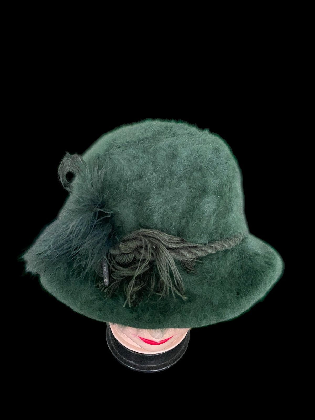 CA4LA × Japanese Brand C&A Angora fur Hat nice design rare Size ONE SIZE - 5 Thumbnail