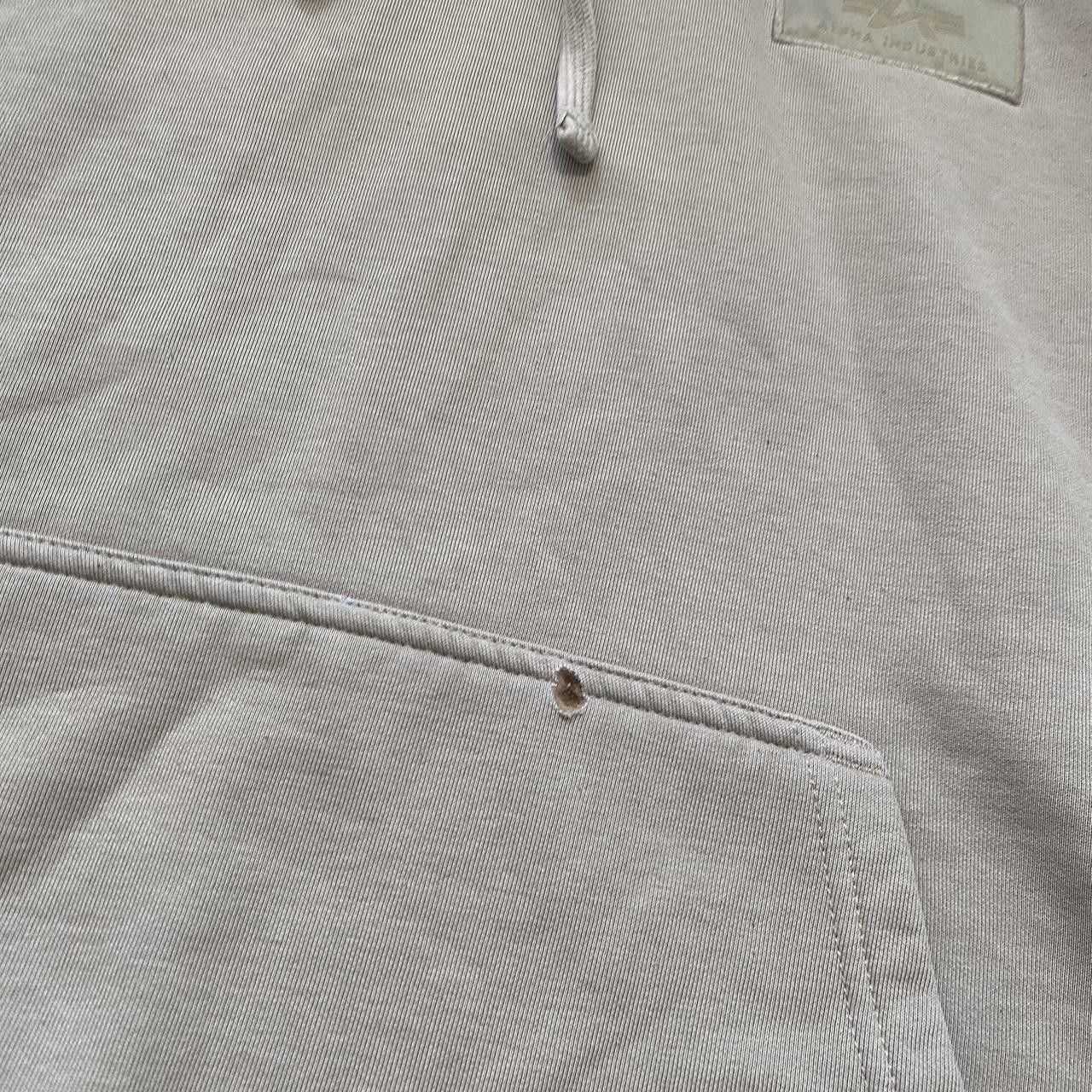 Alpha Industries Tan Cream Alpha Industries hoodie Army Vintage y2k Boxy Size US L / EU 52-54 / 3 - 5 Thumbnail