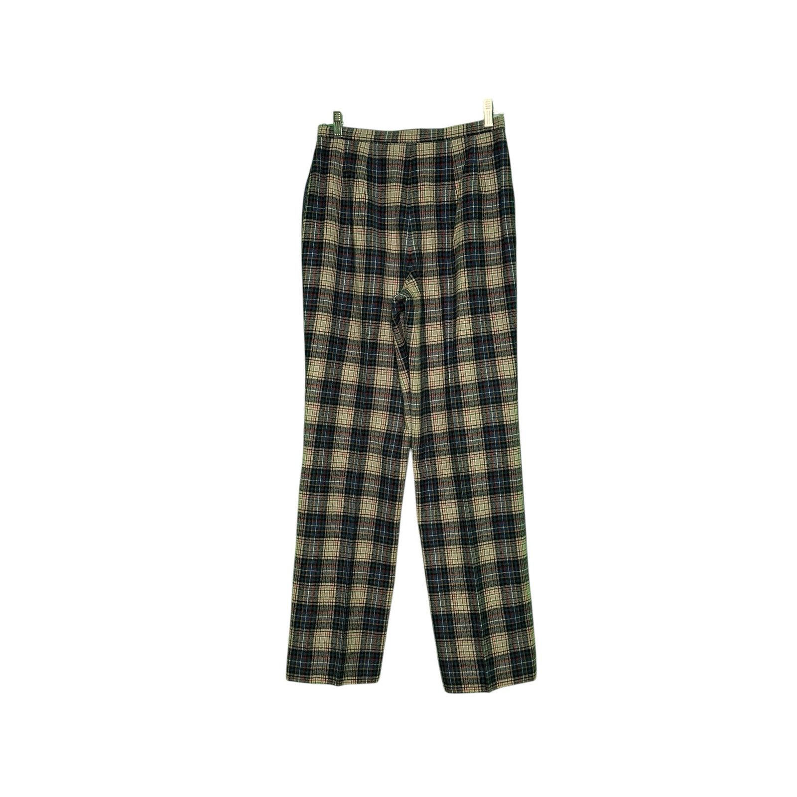 Pendleton PENDLENTON vintage blue red plaid virgin wool pants size 12 Size 34" / US 12 / IT 48 - 7 Thumbnail