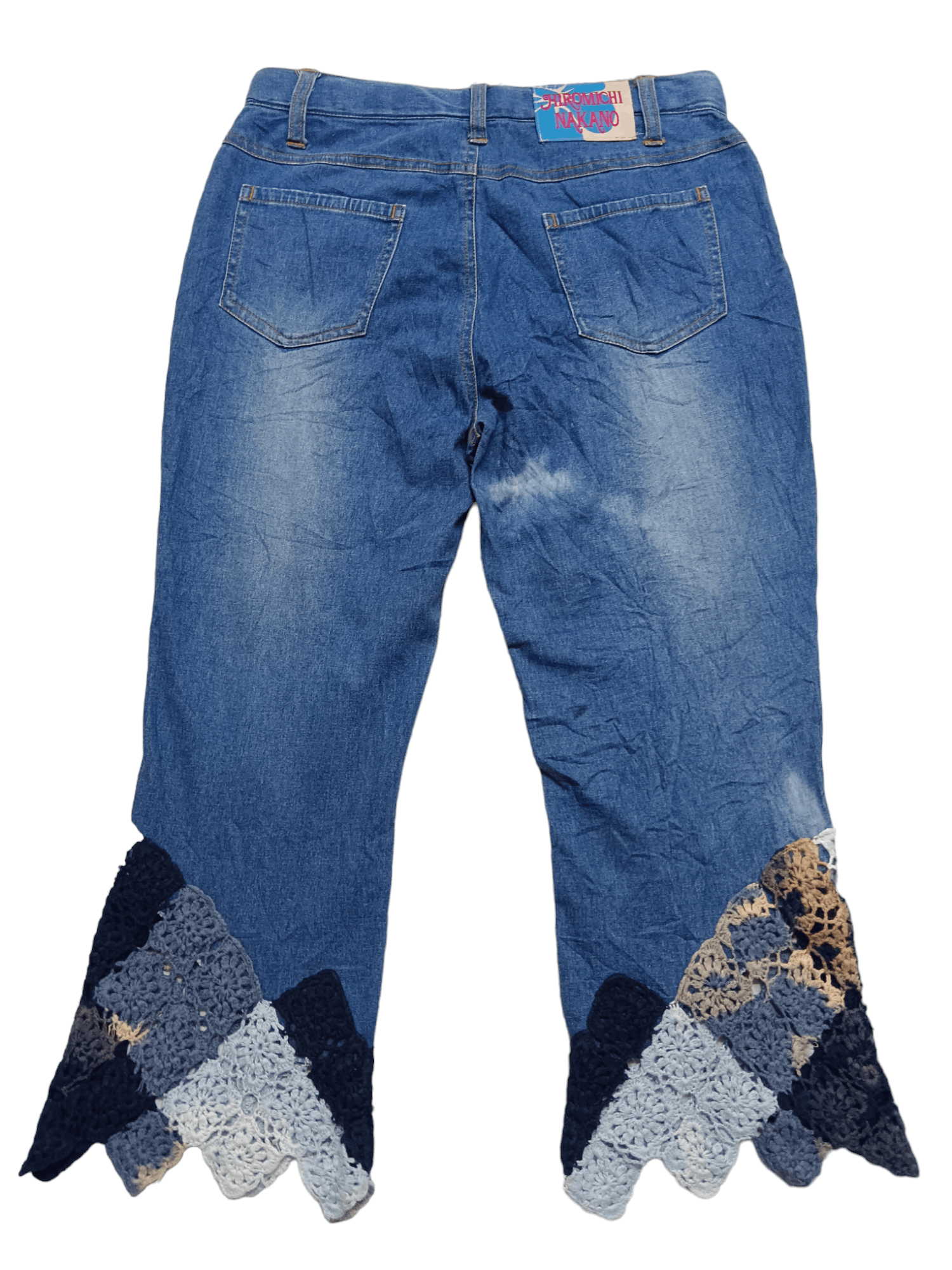 Hiroshi Kato Hiromichi Nakano 3 Quarter Knit Hem Denim Size 26" / US 2 / IT 38 - 2 Thumbnail