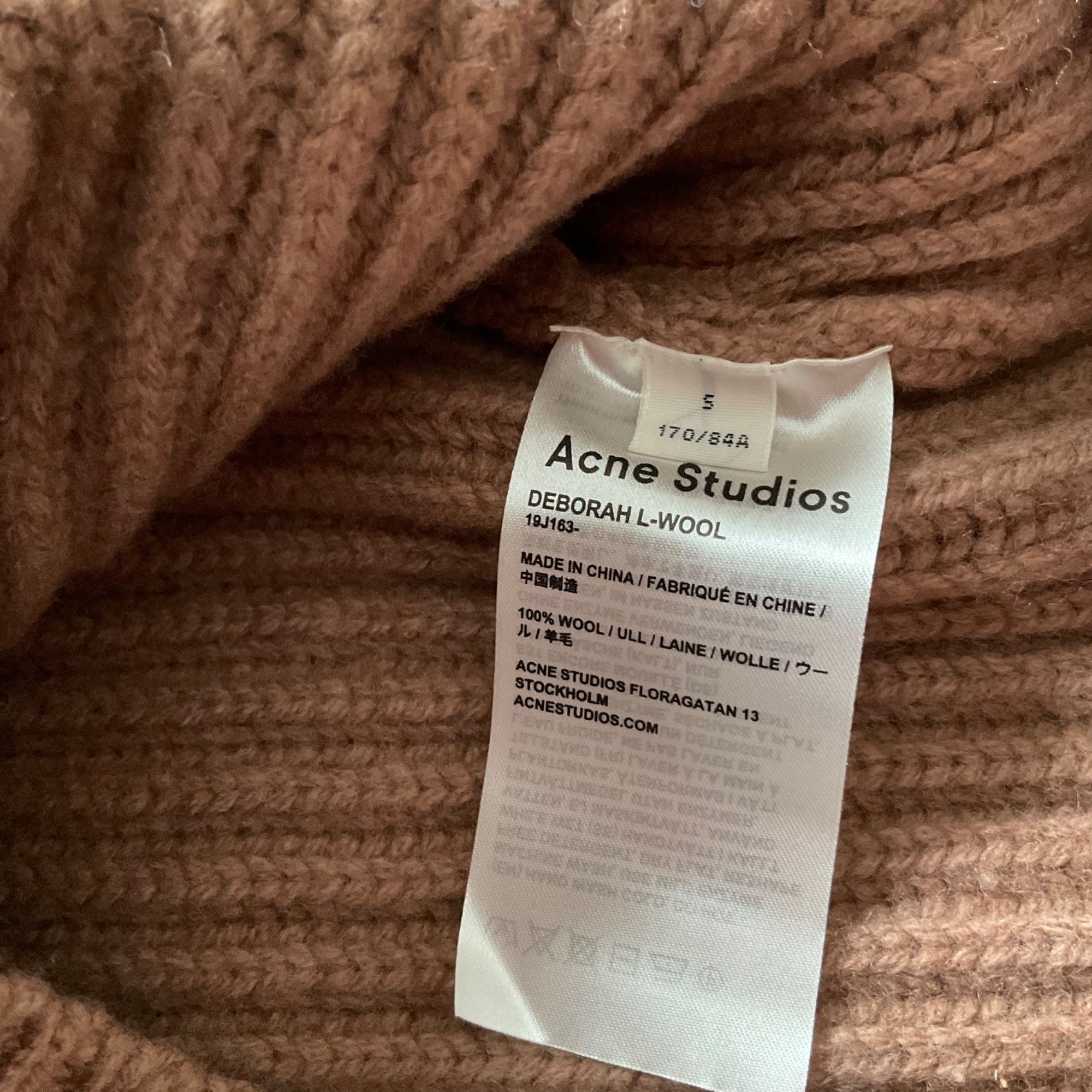 Acne Studios NWT Acne studios 100 wool camel brown sweater pullover v nec Size M / US 6-8 / IT 42-44 - 3 Thumbnail