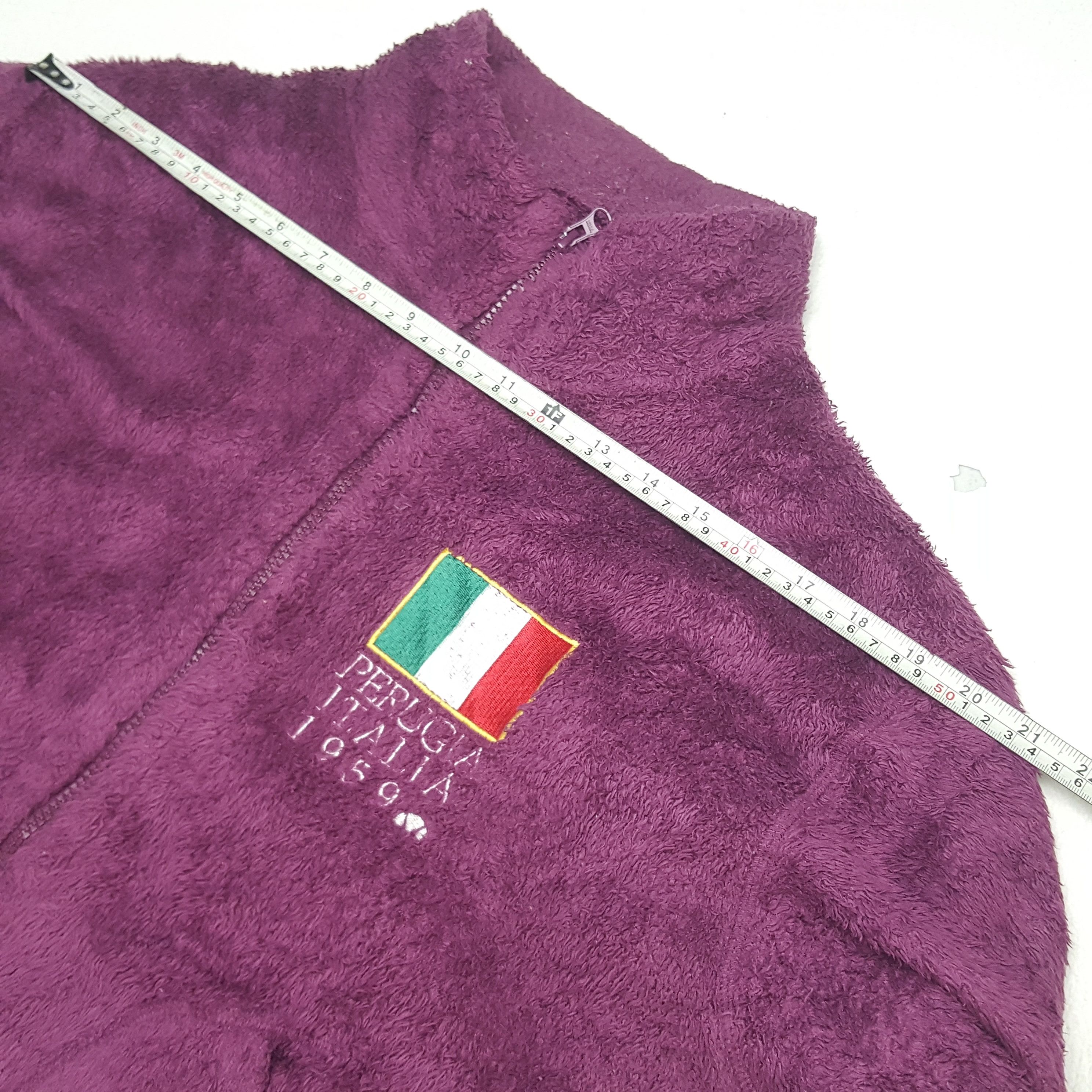 Ellesse × Vintage Vintage Ellesse Perugia Italia 1959 Fleece Jacket Size US L / EU 52-54 / 3 - 5 Thumbnail