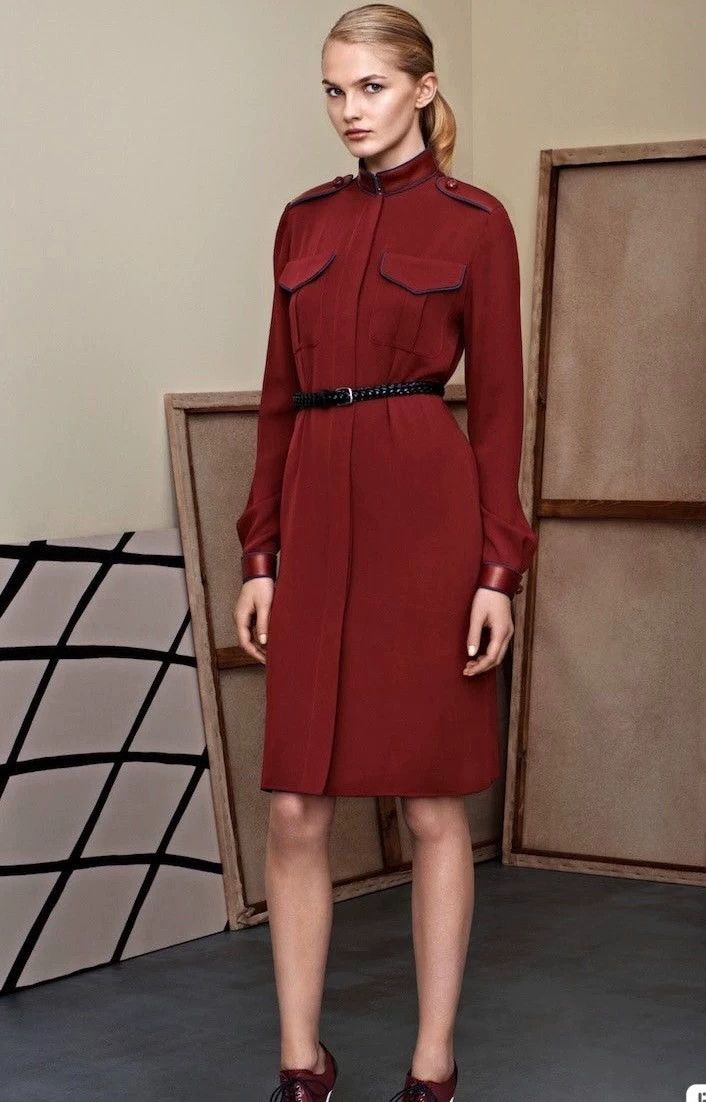 Gucci Gucci Women's catwalk blockbuster mulberry silk cowhide epa Size M / US 6-8 / IT 42-44 - 1 Thumbnail