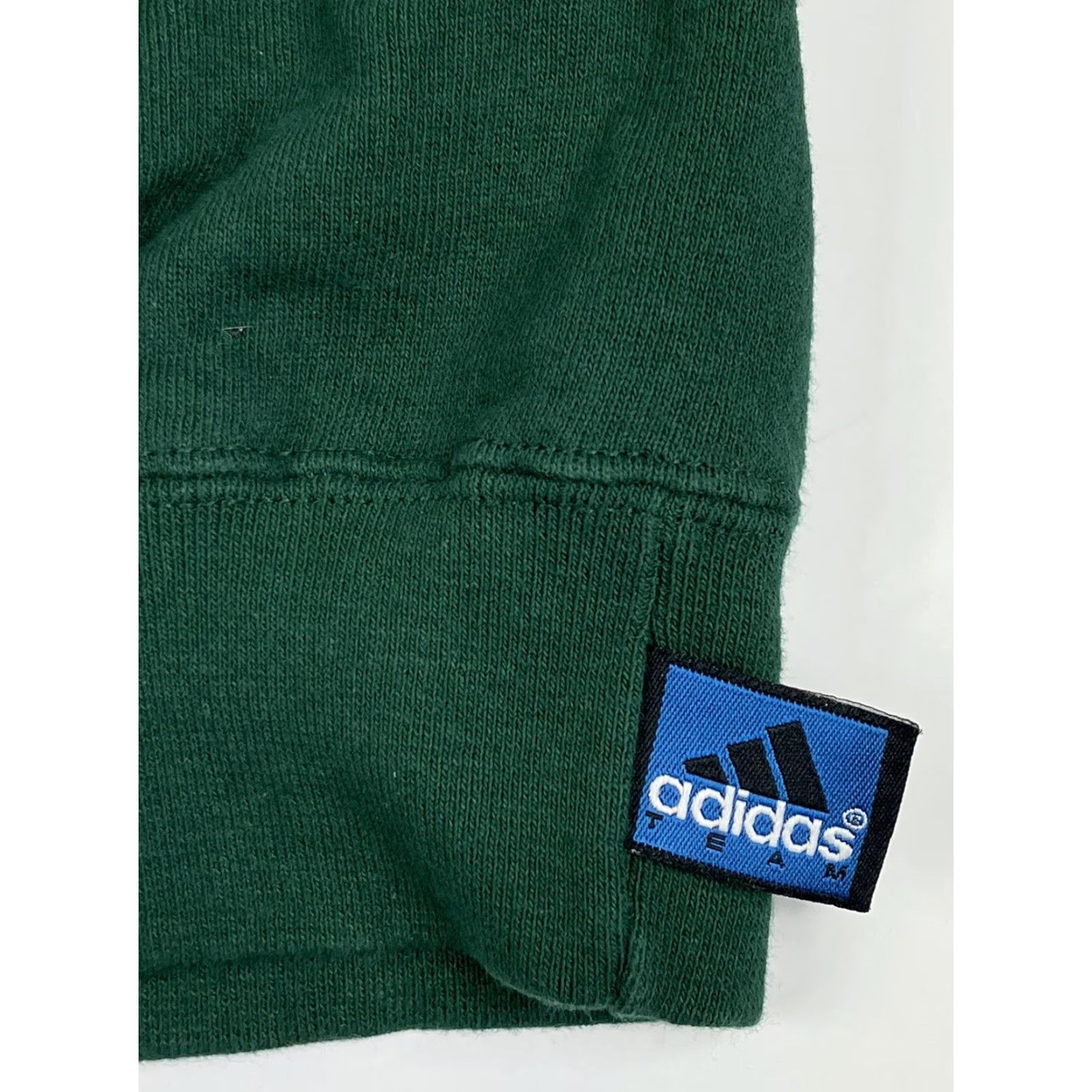 Adidas VINTAGE adidas Sweatshirt Crewneck 3 Stripe Trefoil Green Sz L Men Regular | Sweatshirt | Green | 90s Theme | Logo Embroidered Mens Size US L / EU 52-54 / 3 - 5 Thumbnail