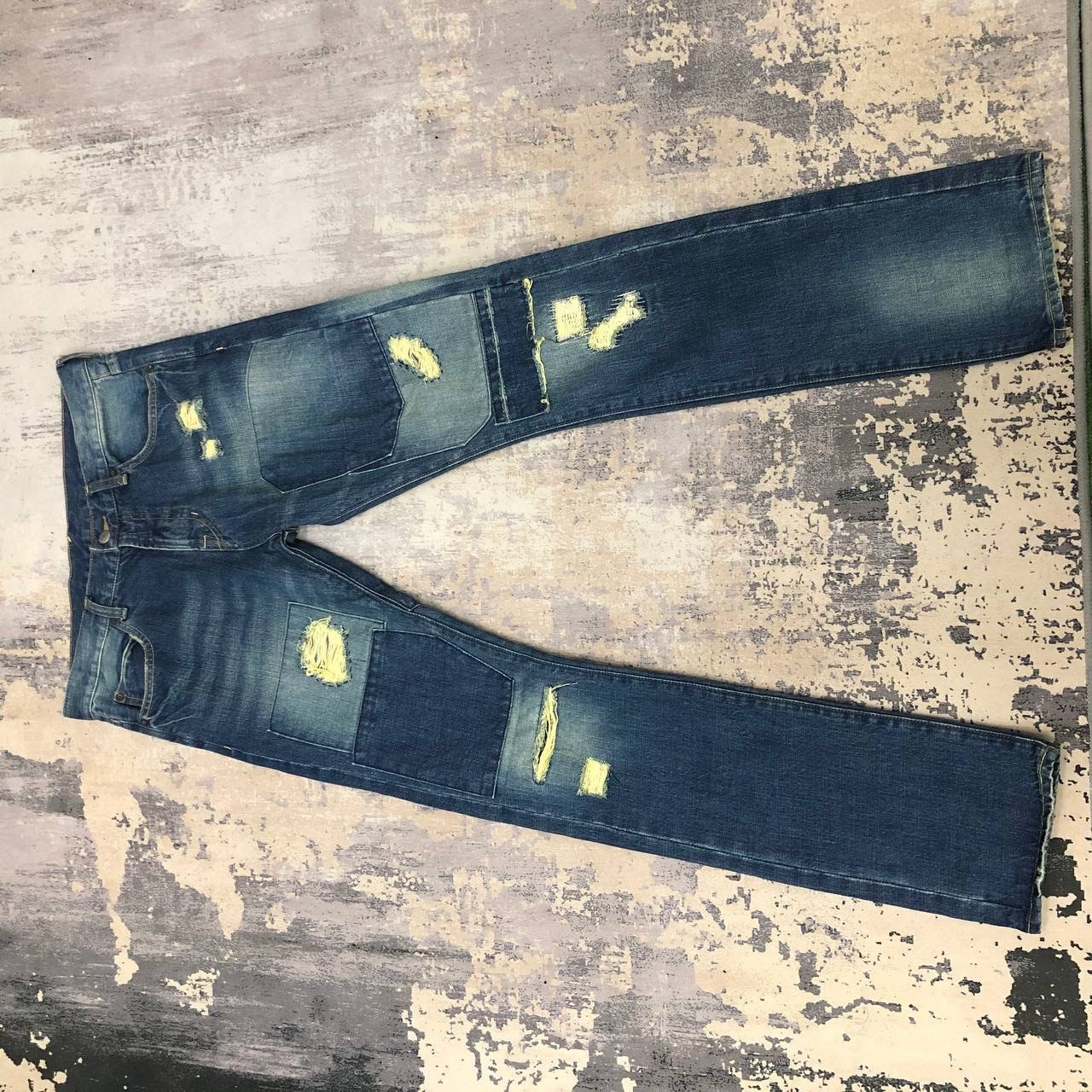 Nirvana P861. NIRVAN GRUNGE RIPPED JEANS Size US 33 - 1 Thumbnail