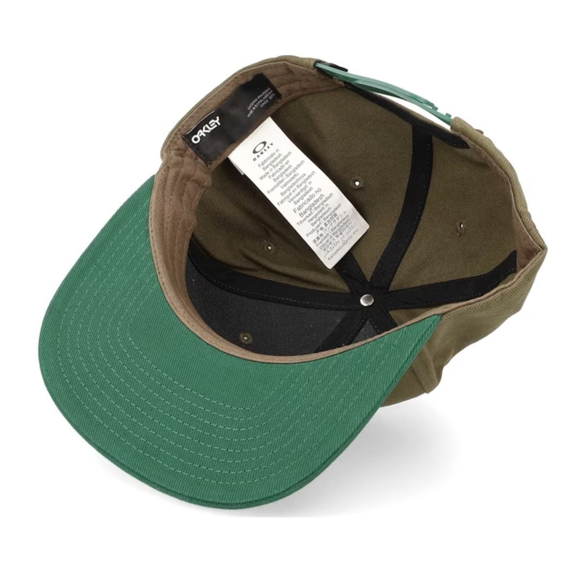 Oakley Oakley Men's Snapback Hat Bondi B1B Logo Patch Flat Brim Cap Size ONE SIZE - 4 Thumbnail