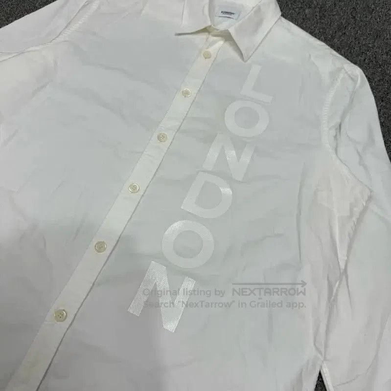 Burberry Burberry White Cotton Long Sleeve Shirt. Size US M / EU 48-50 / 2 - 3 Thumbnail