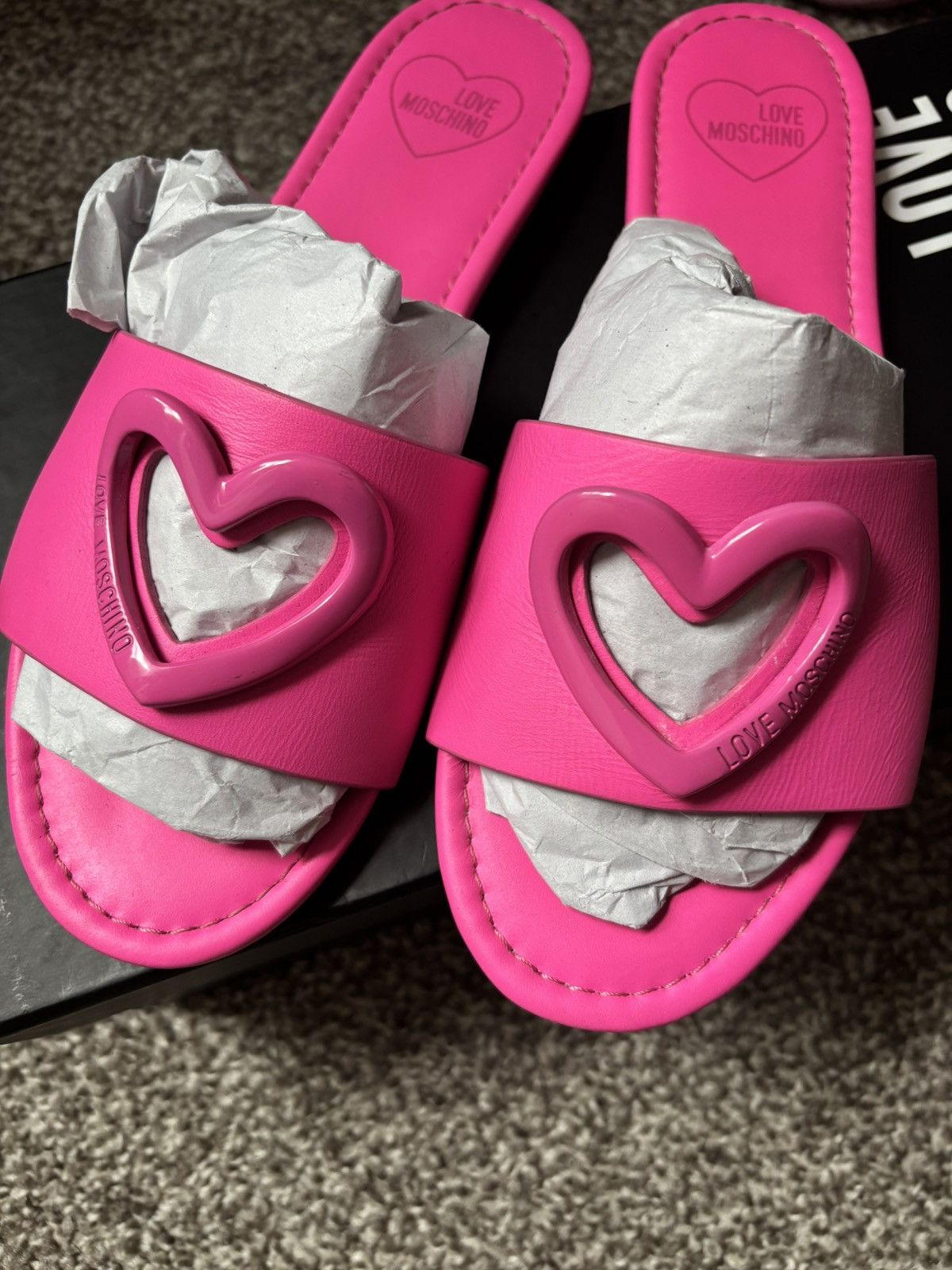 Love Moschino Love moschino pink heart slip ons Size US 6.5 / IT 36.5 - 2 Thumbnail
