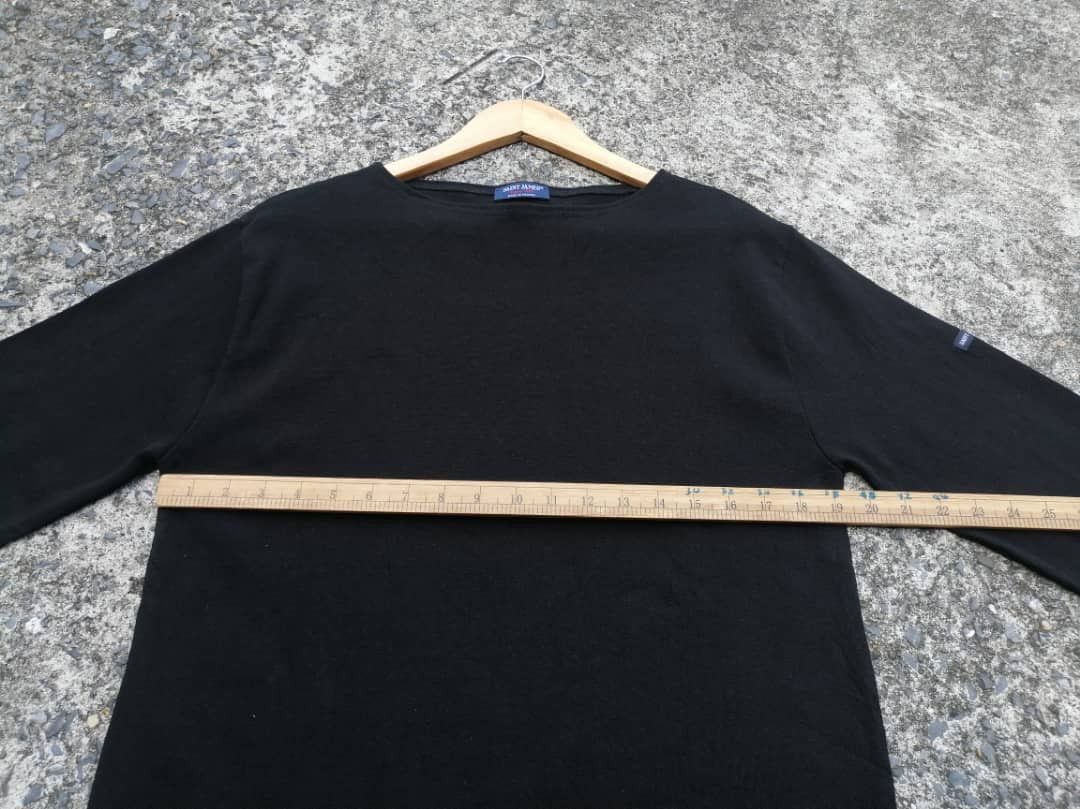 Designer × Saint James Saint James Plain Longsleeve Shirt Size M / US 6-8 / IT 42-44 - 2 Thumbnail