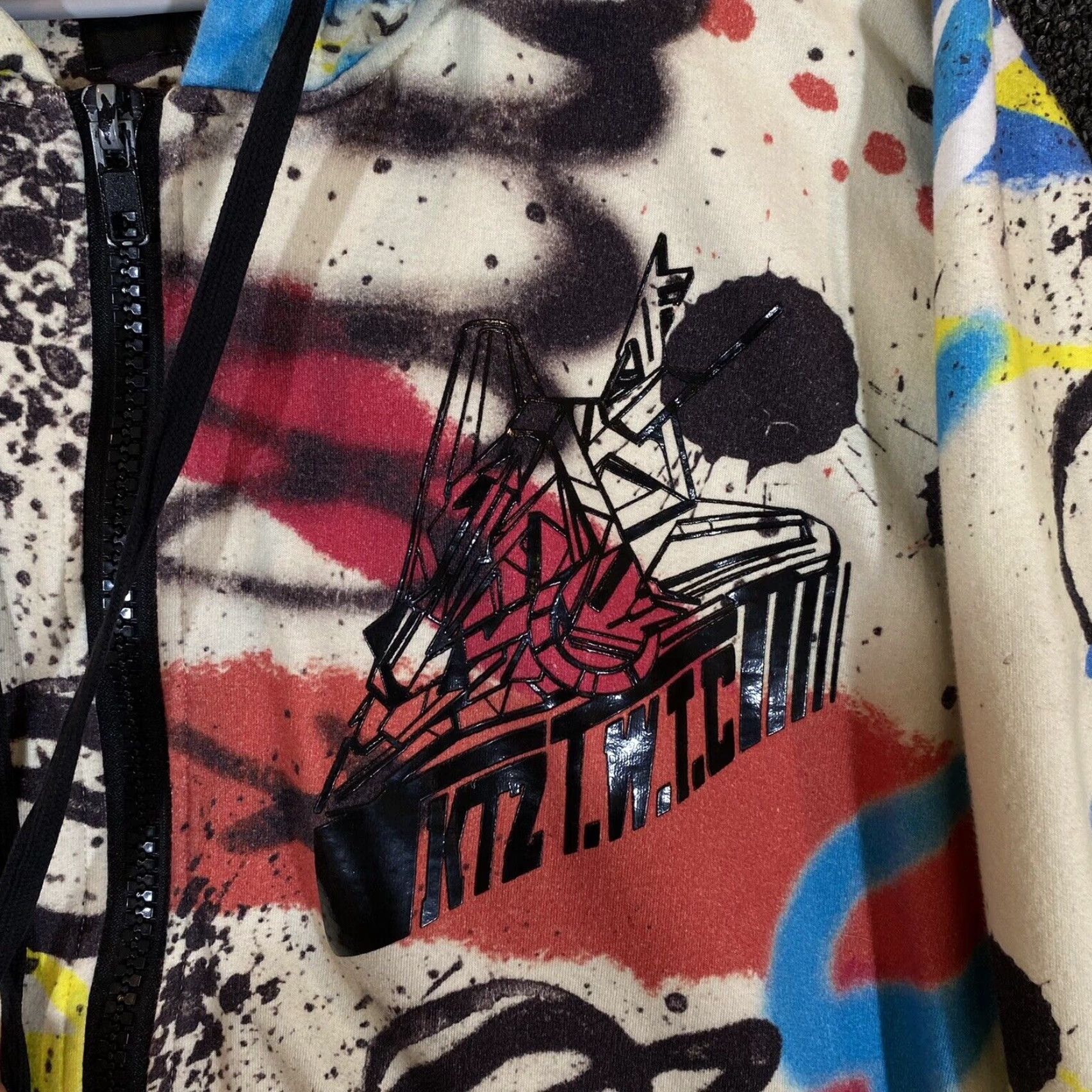 KTZ KTZ Jacket Mens Large Masterpiece Graffiti Katizette Paint Splatter Multicolor Size US L / EU 52-54 / 3 - 4 Thumbnail