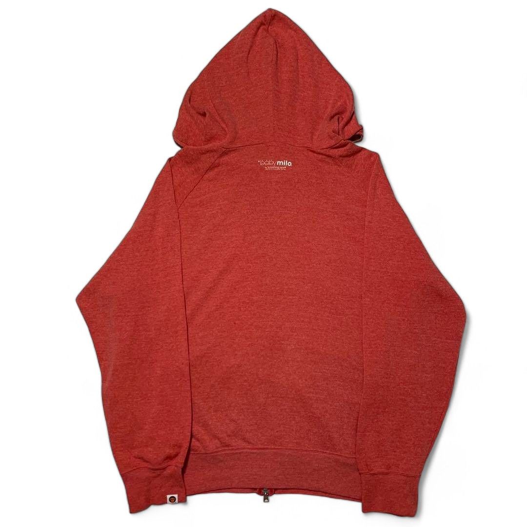 Bape A Bathing Ape (BAPE) - L Baby Milo Full Zip Red Sweater Size US L / EU 52-54 / 3 - 2 Thumbnail