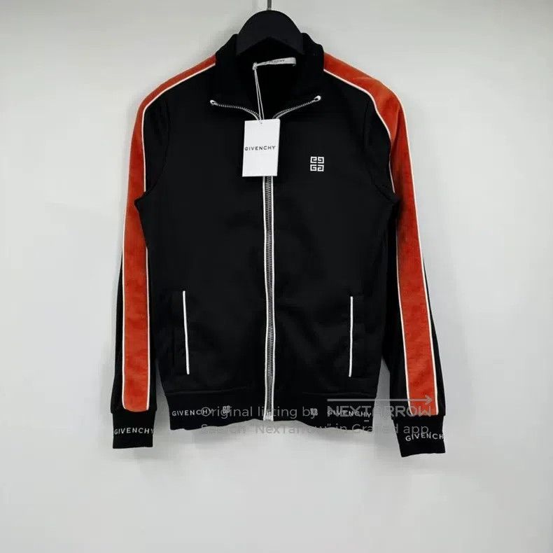 Givenchy Givenchy Side Velvet Embroidered Four-Panel Zipper Jacket Size US S / EU 44-46 / 1 - 1 Thumbnail