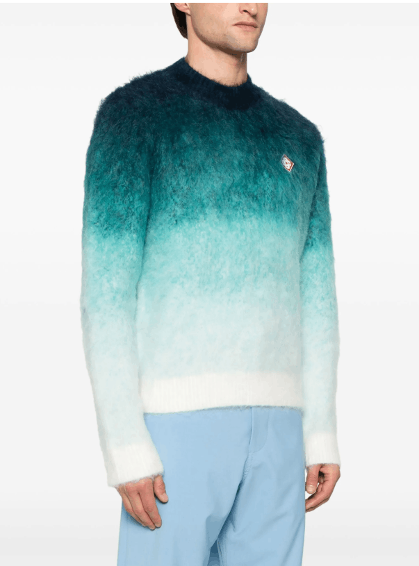 Casablanca BNWT AW24 CASABLANCA GRADIENT MOHAIR SWEATER L Size US L / EU 52-54 / 3 - 1 Thumbnail