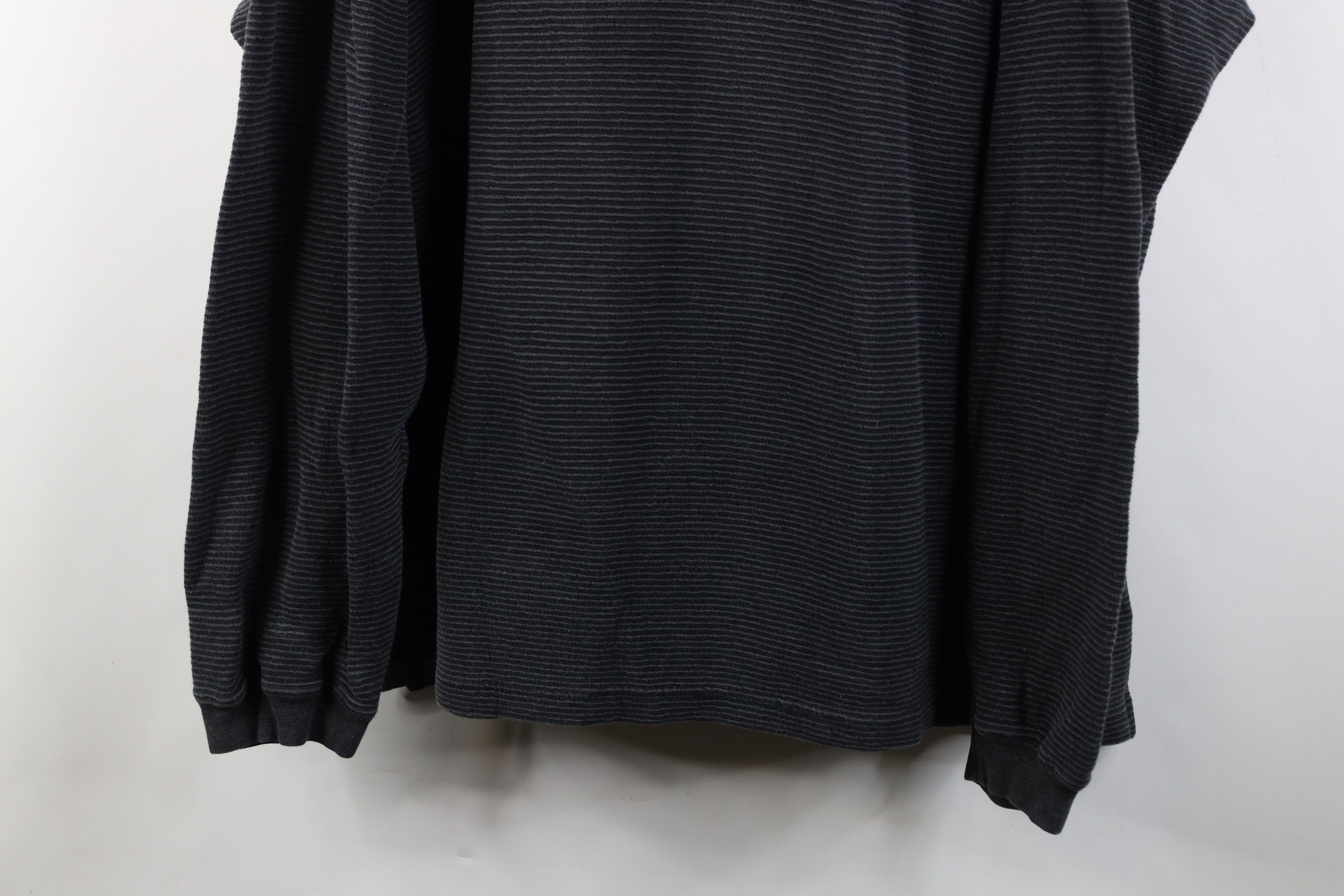 Vintage Vintage 90s Y2K Streetwear Knit Striped Long Sleeve Polo Size US XL / EU 56 / 4 - 3 Thumbnail