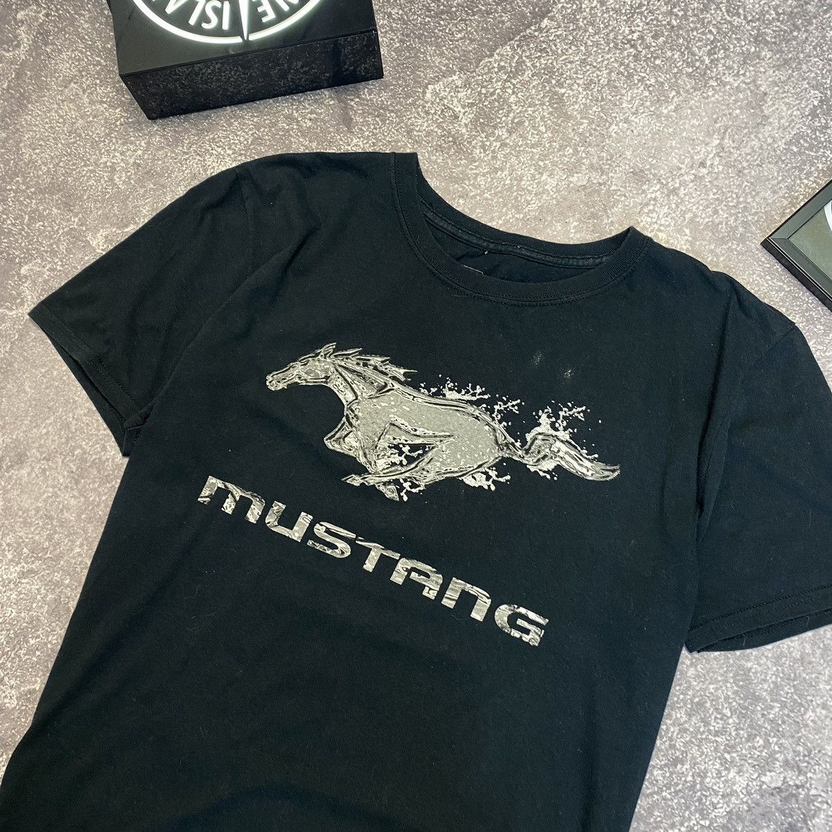 Vintage Vintage Ford Mustang Big Logo Faded racing tee Size US L / EU 52-54 / 3 - 2 Thumbnail