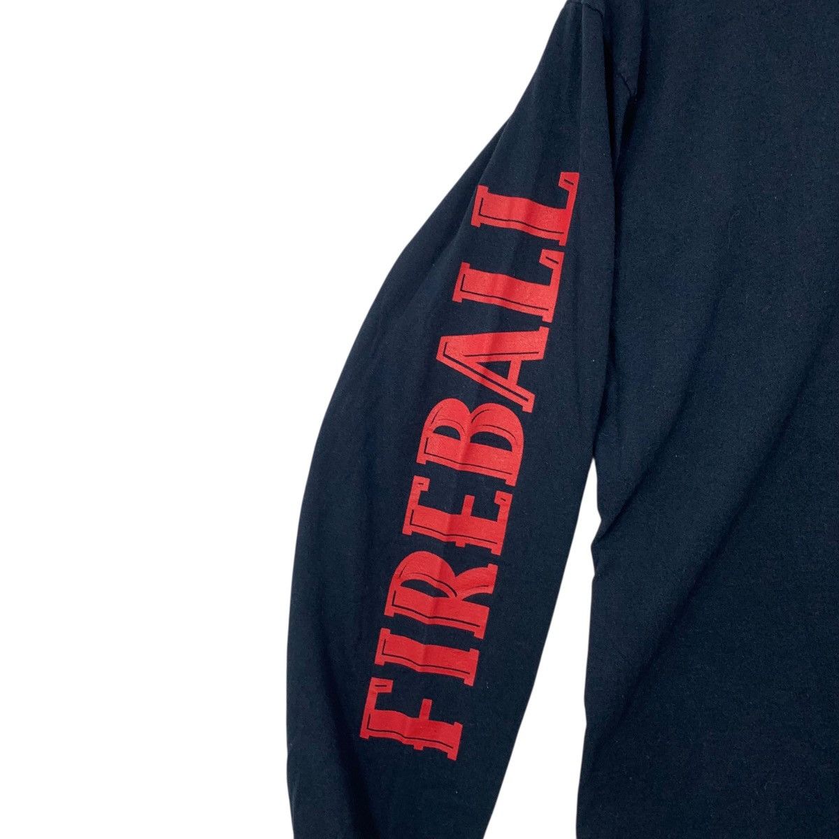 Vintage Vintage FIREBALL CINNAMON WHISKY Promo Tee Shirt Top Tastes Size US M / EU 48-50 / 2 - 8 Thumbnail
